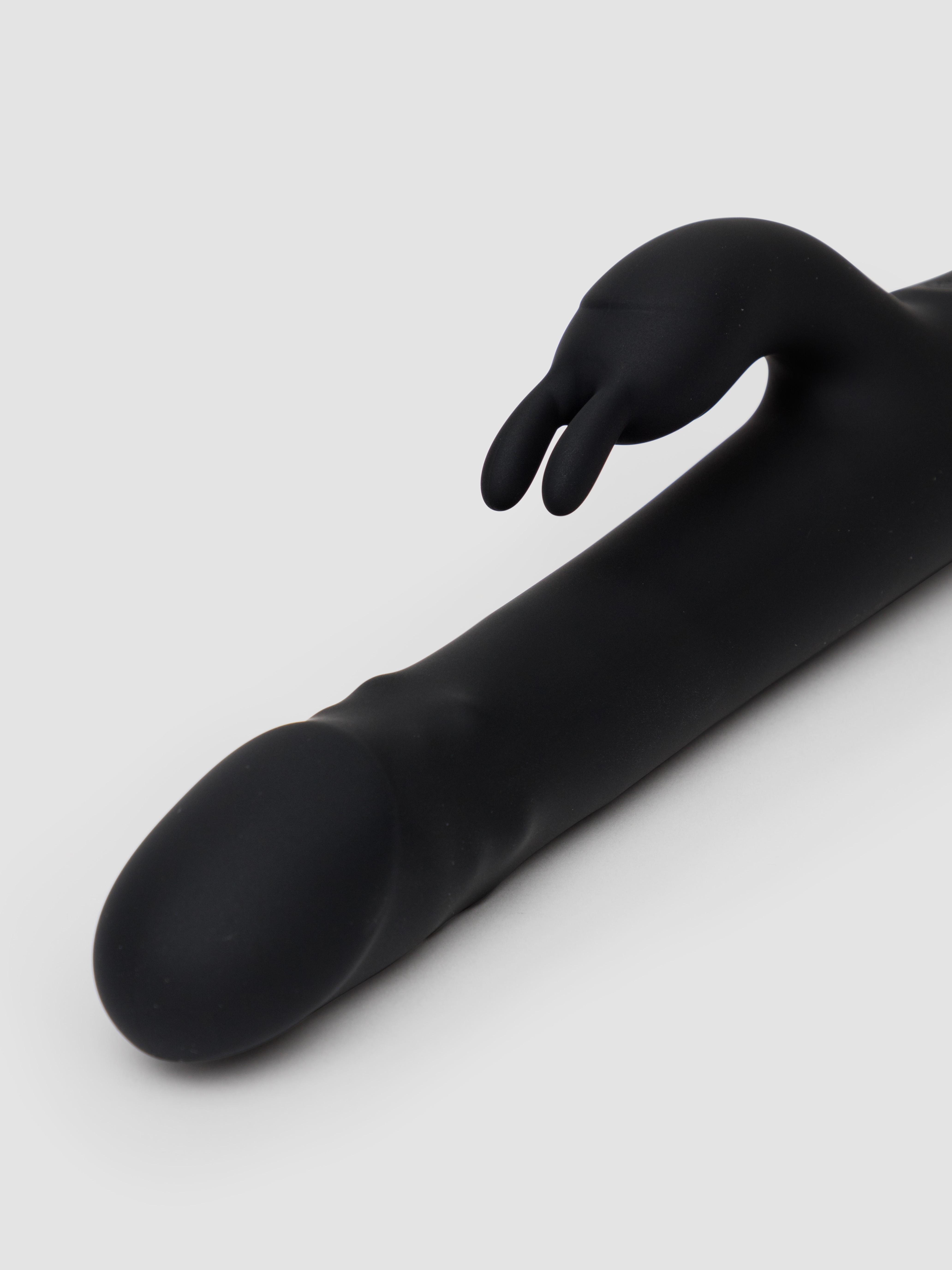 Lovehoney Love Thruster Rechargeable Thrusting Rabbit Vibrator, Black, hi-res