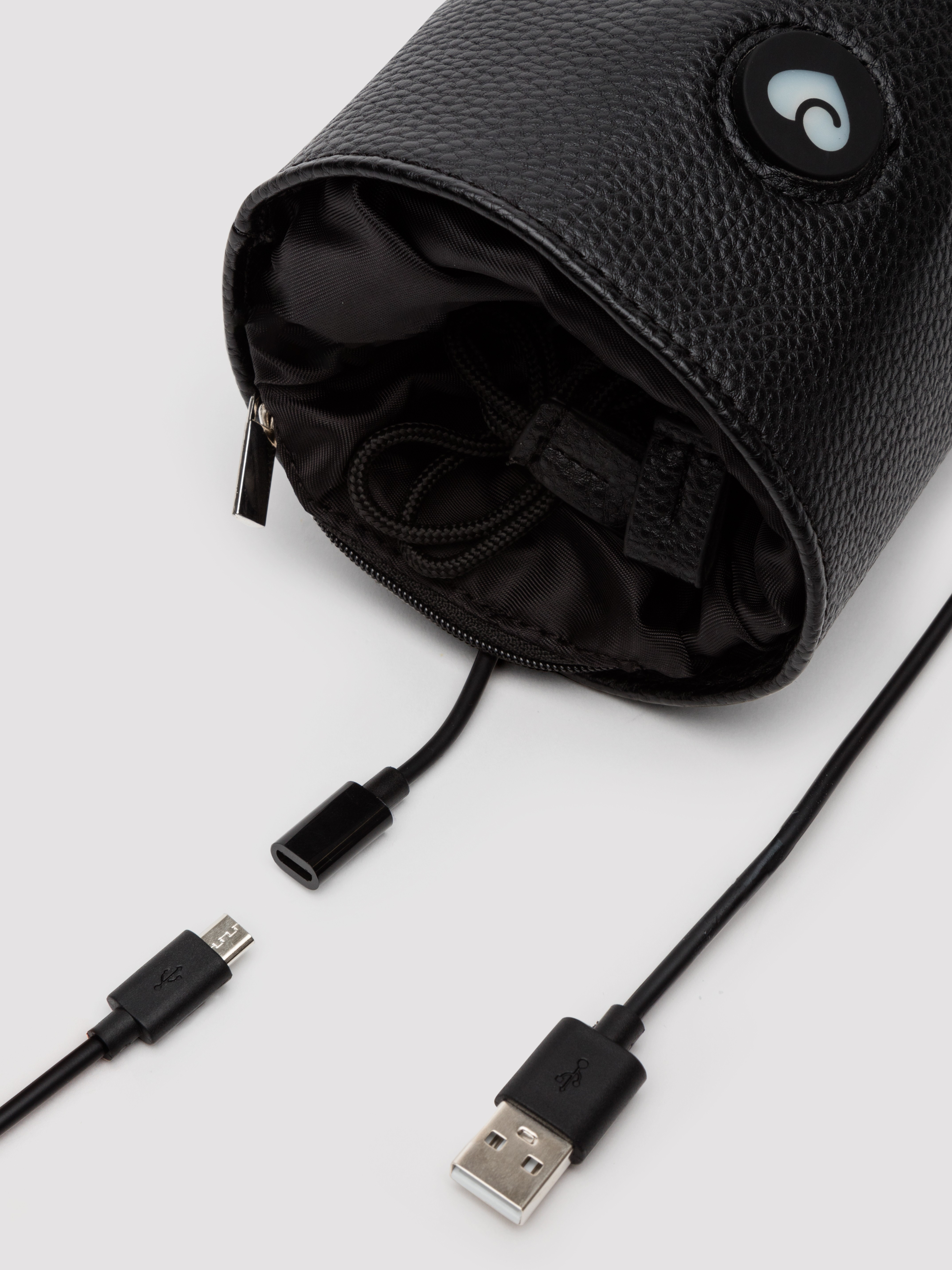 Lovehoney Super Fresh UV Sex Toy Cleaning Pouch, Black, hi-res