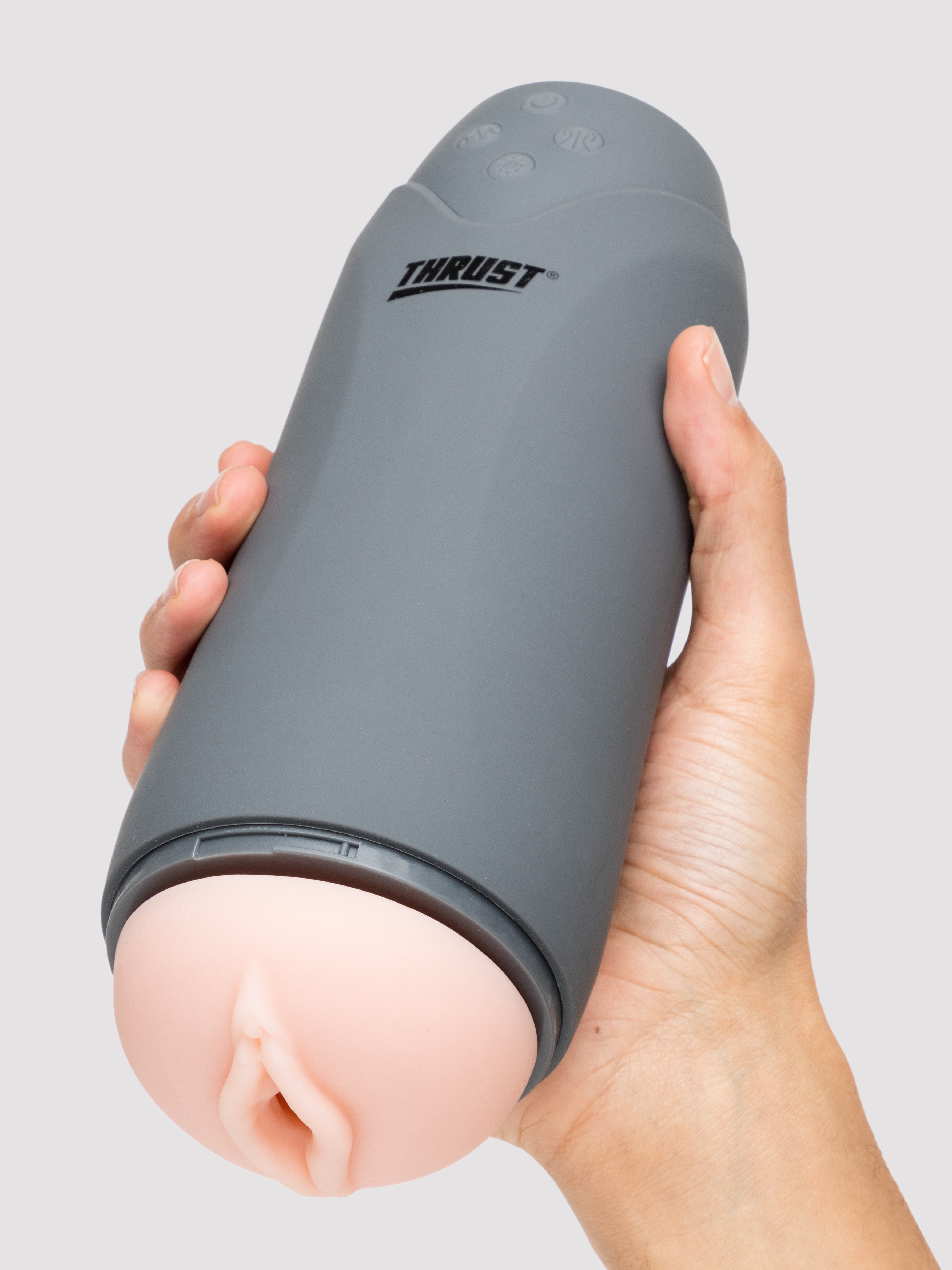 THRUST Pro Tech Realistic Suction Masturbator, Flesh Pink, hi-res