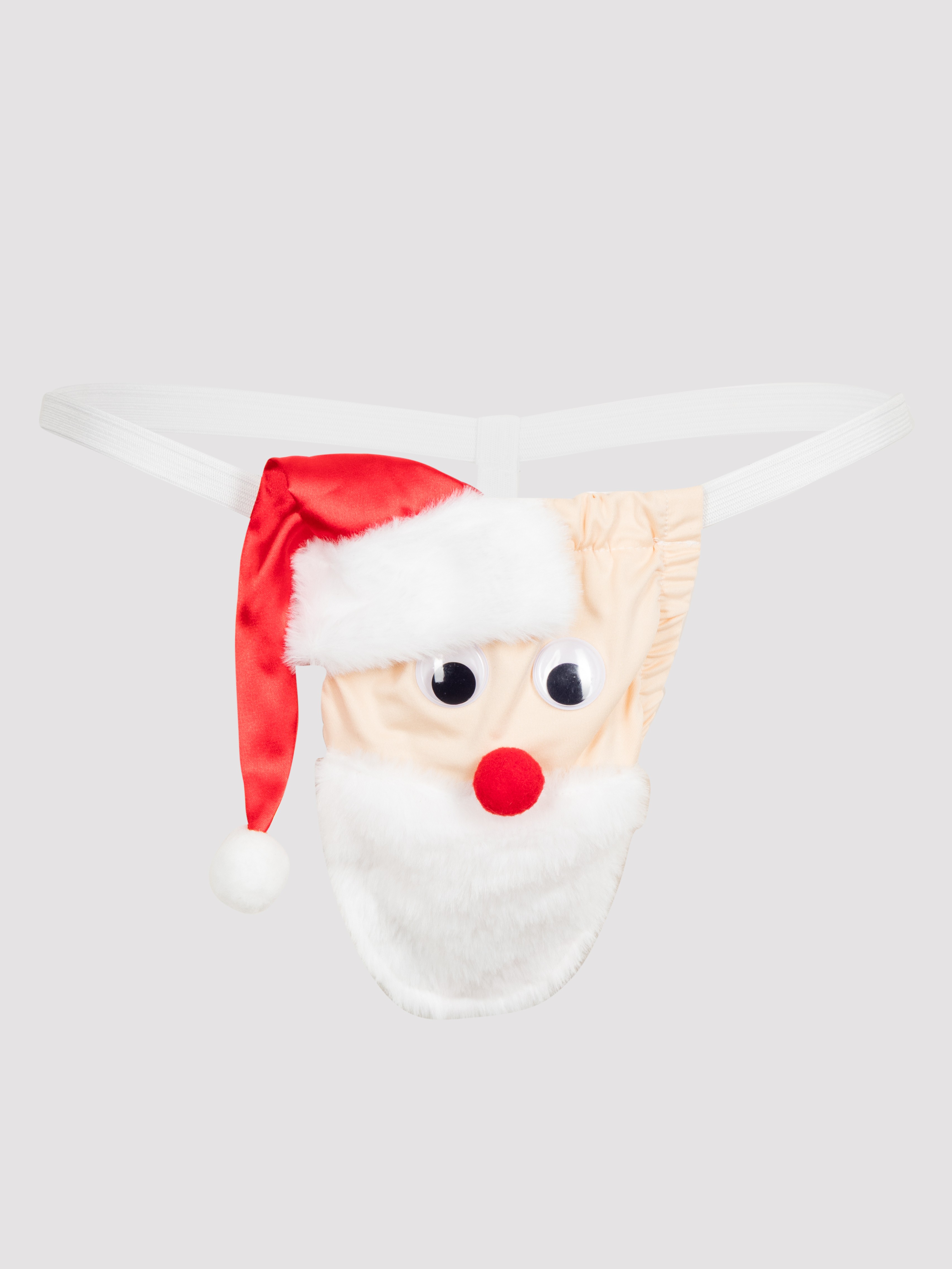 Secret Santa Thong, White, hi-res