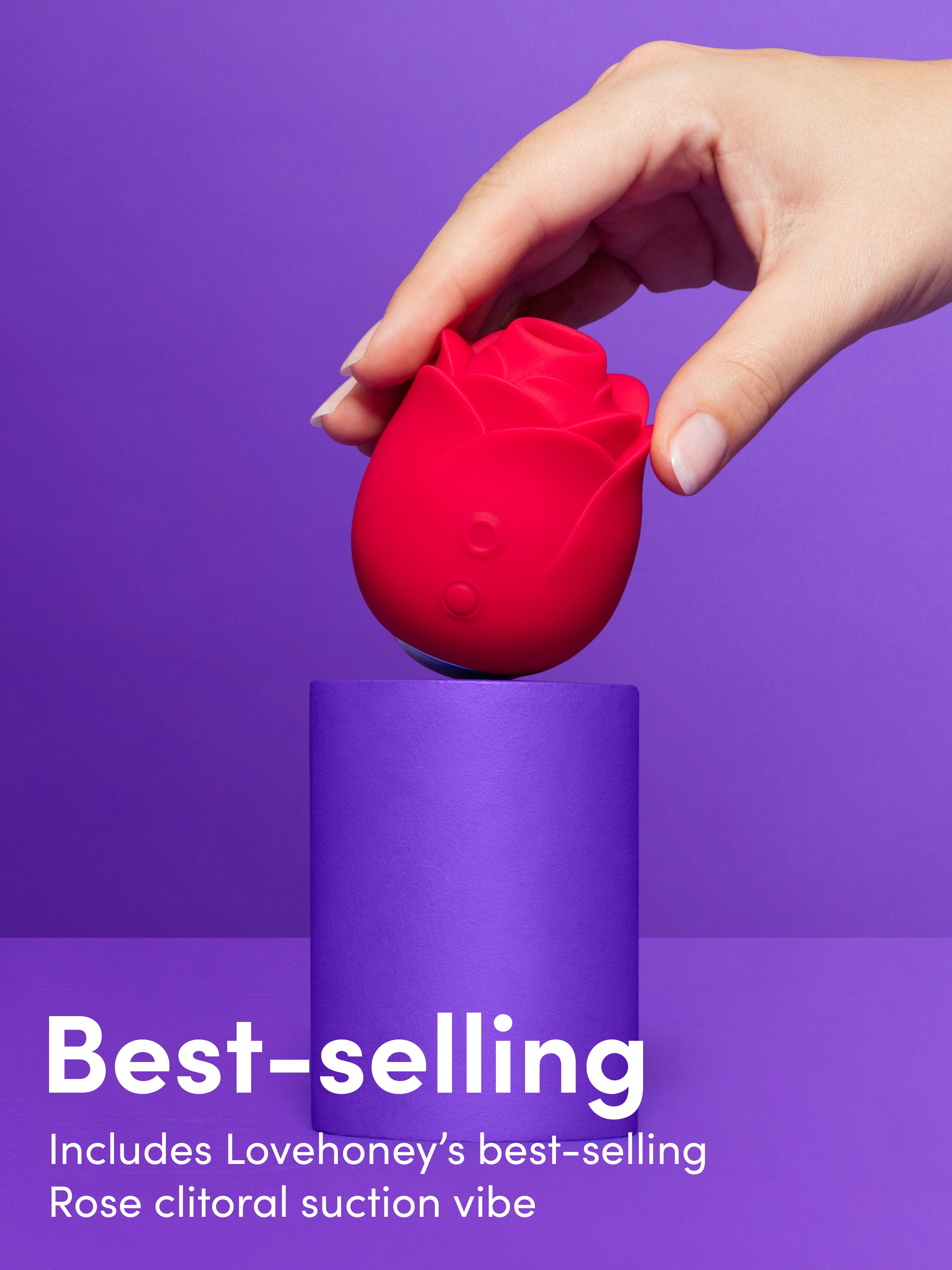 Lovehoney Rose Sex Toy Advent Calendar (12 piece), Red, hi-res