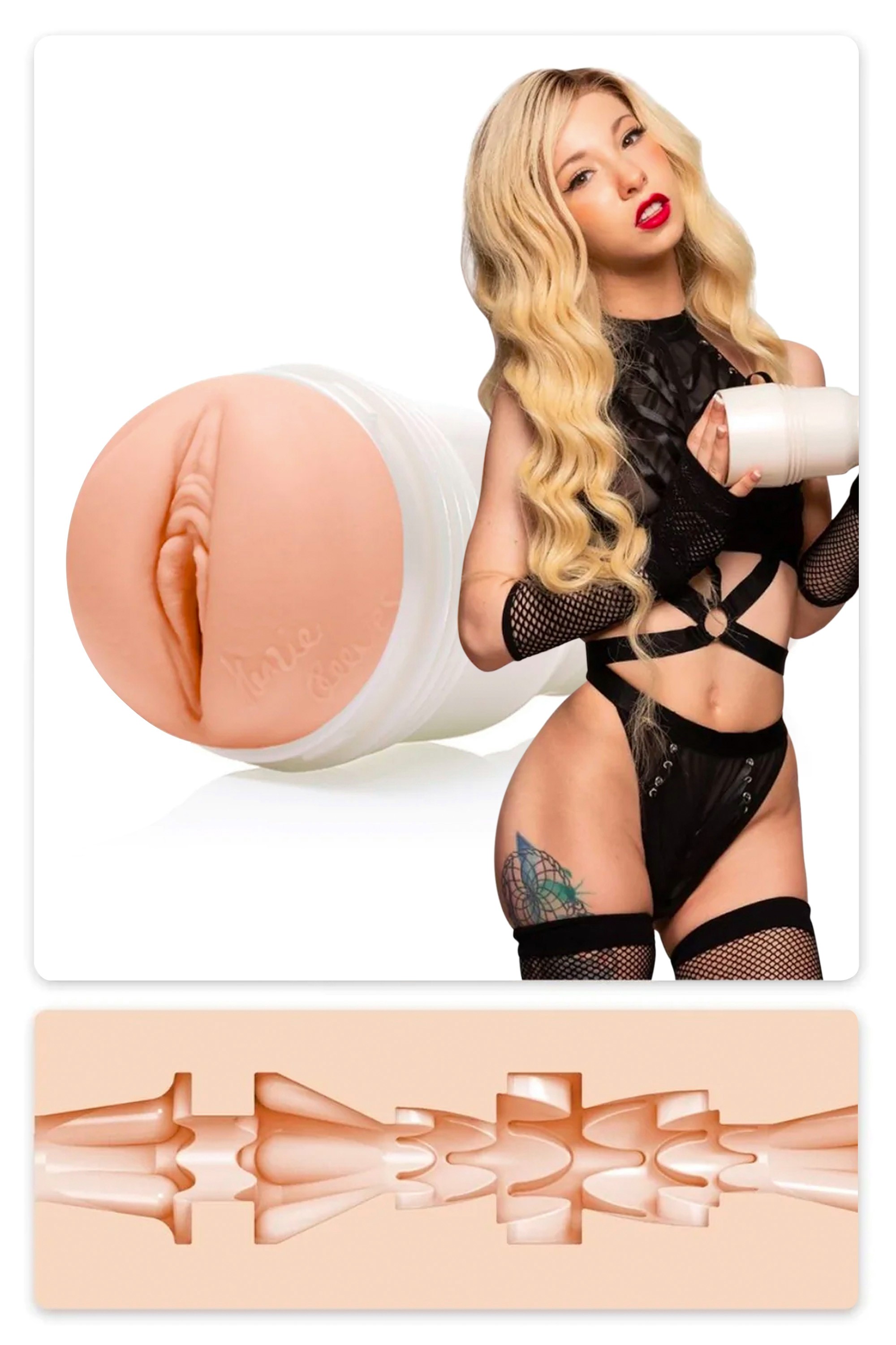 Image of Fleshlight Kenzie Reeves Texture - Flesh Pink