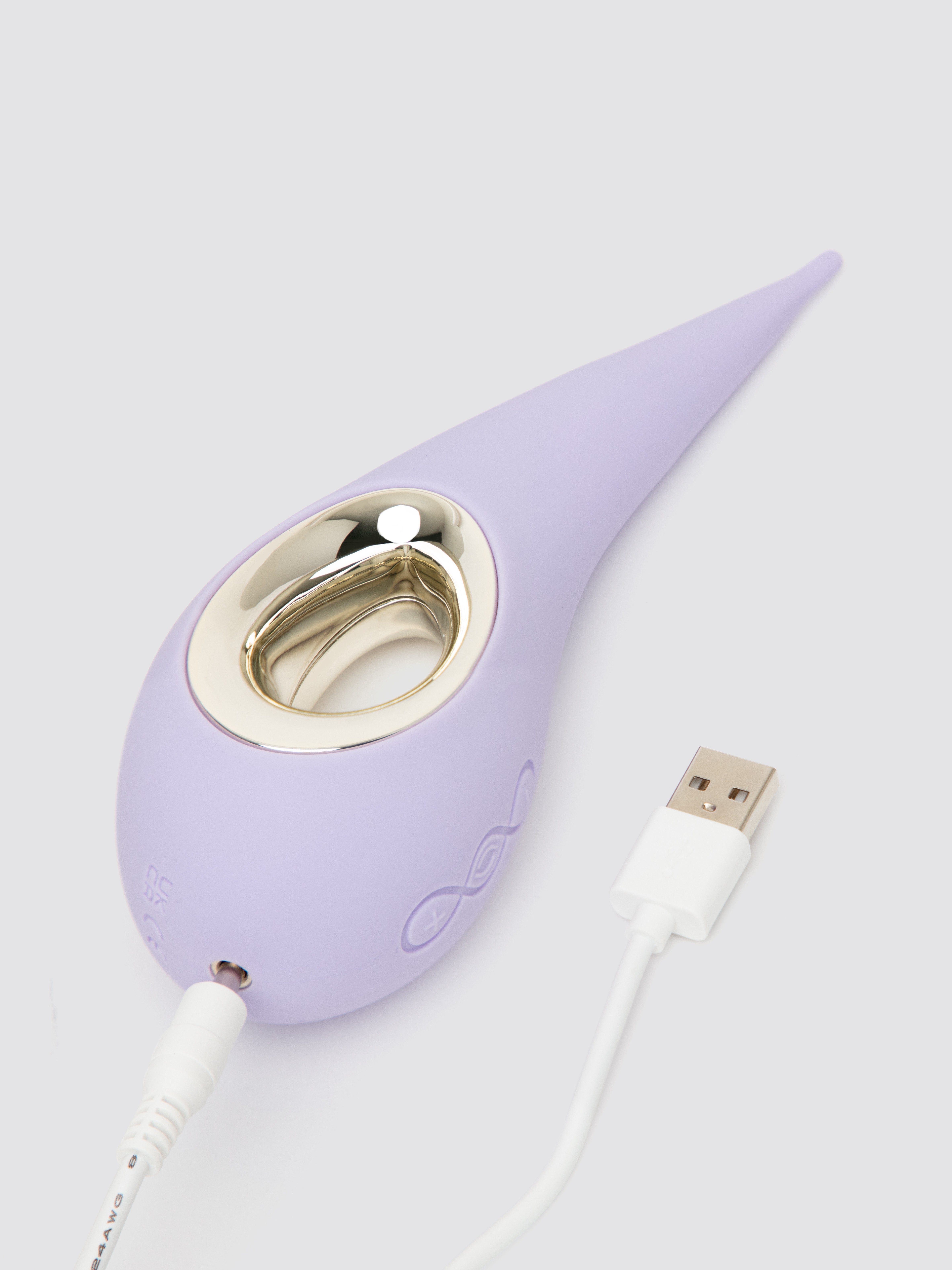 Lelo Dot Rechargeable Silicone Clitoral Vibrator , Purple, hi-res