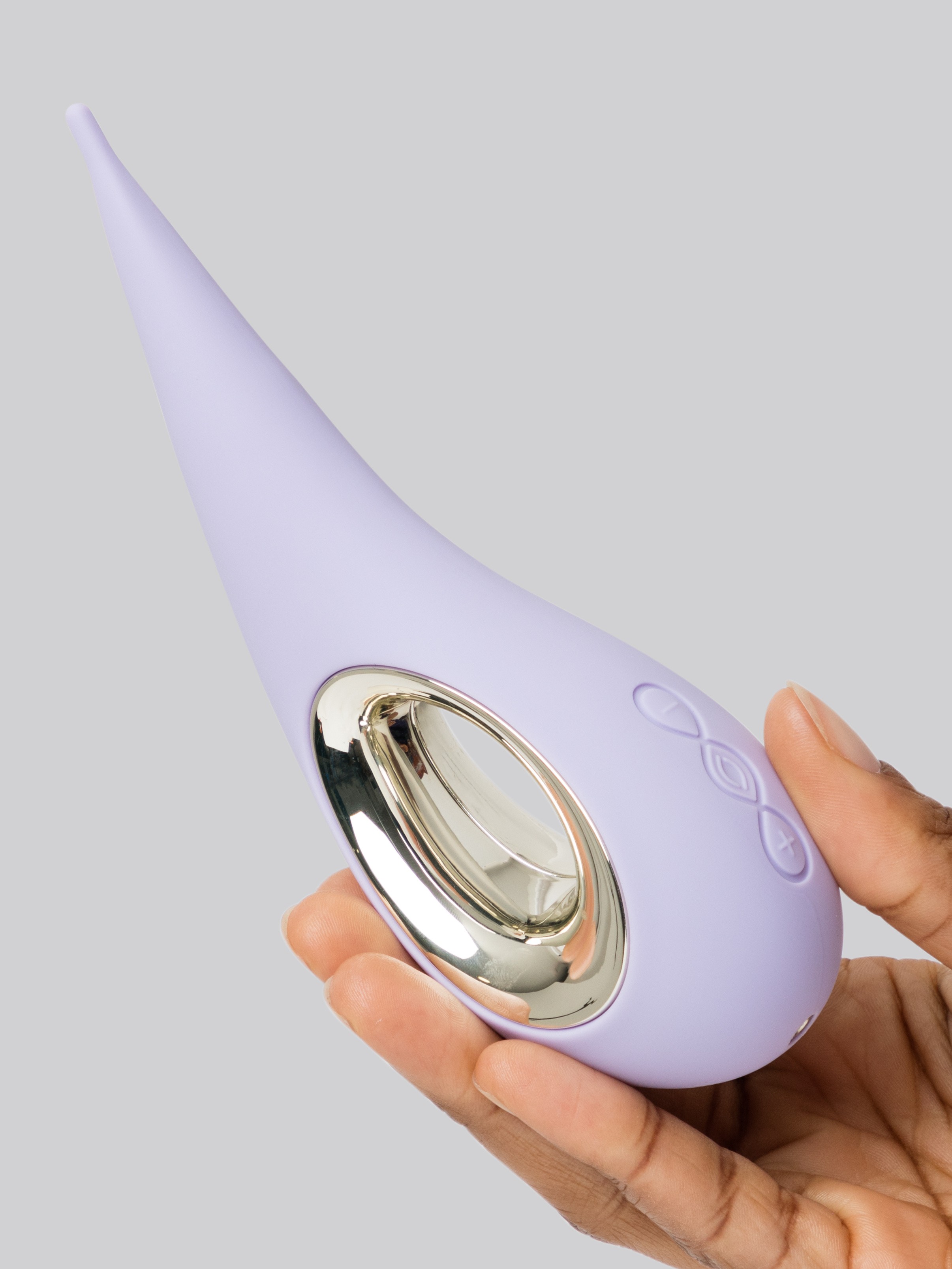 Lelo Dot Rechargeable Silicone Clitoral Vibrator , Purple, hi-res
