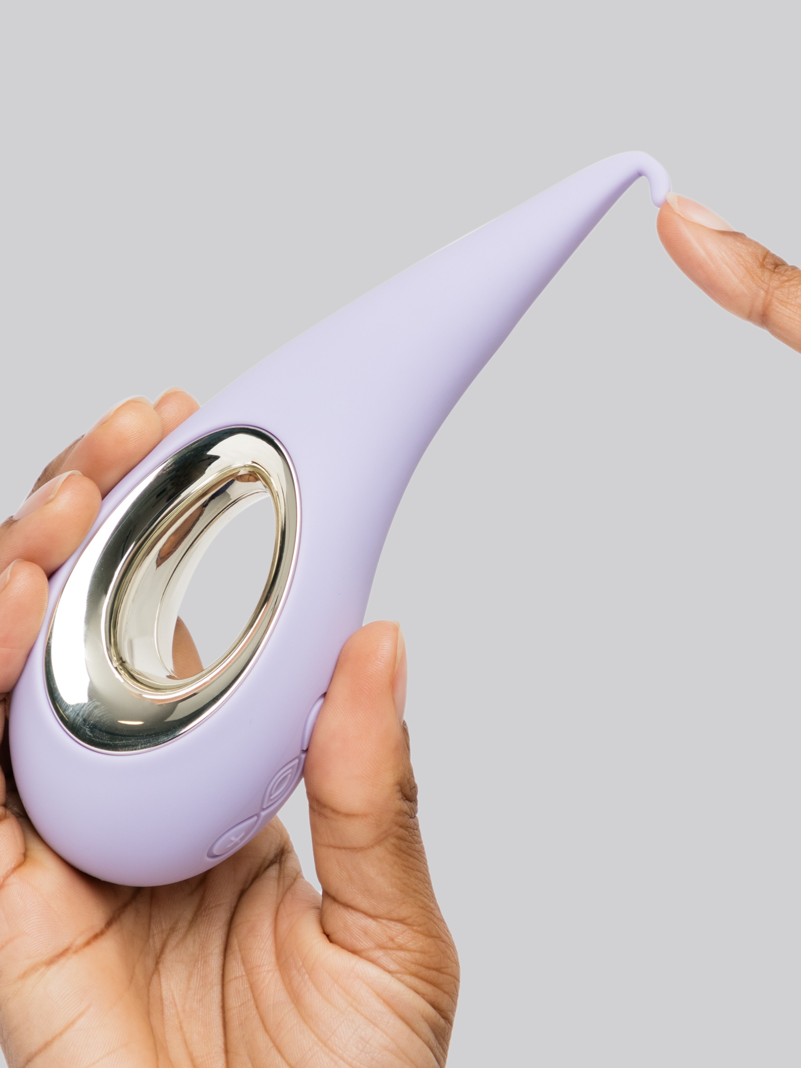 Lelo Dot Rechargeable Silicone Clitoral Vibrator , Purple, hi-res
