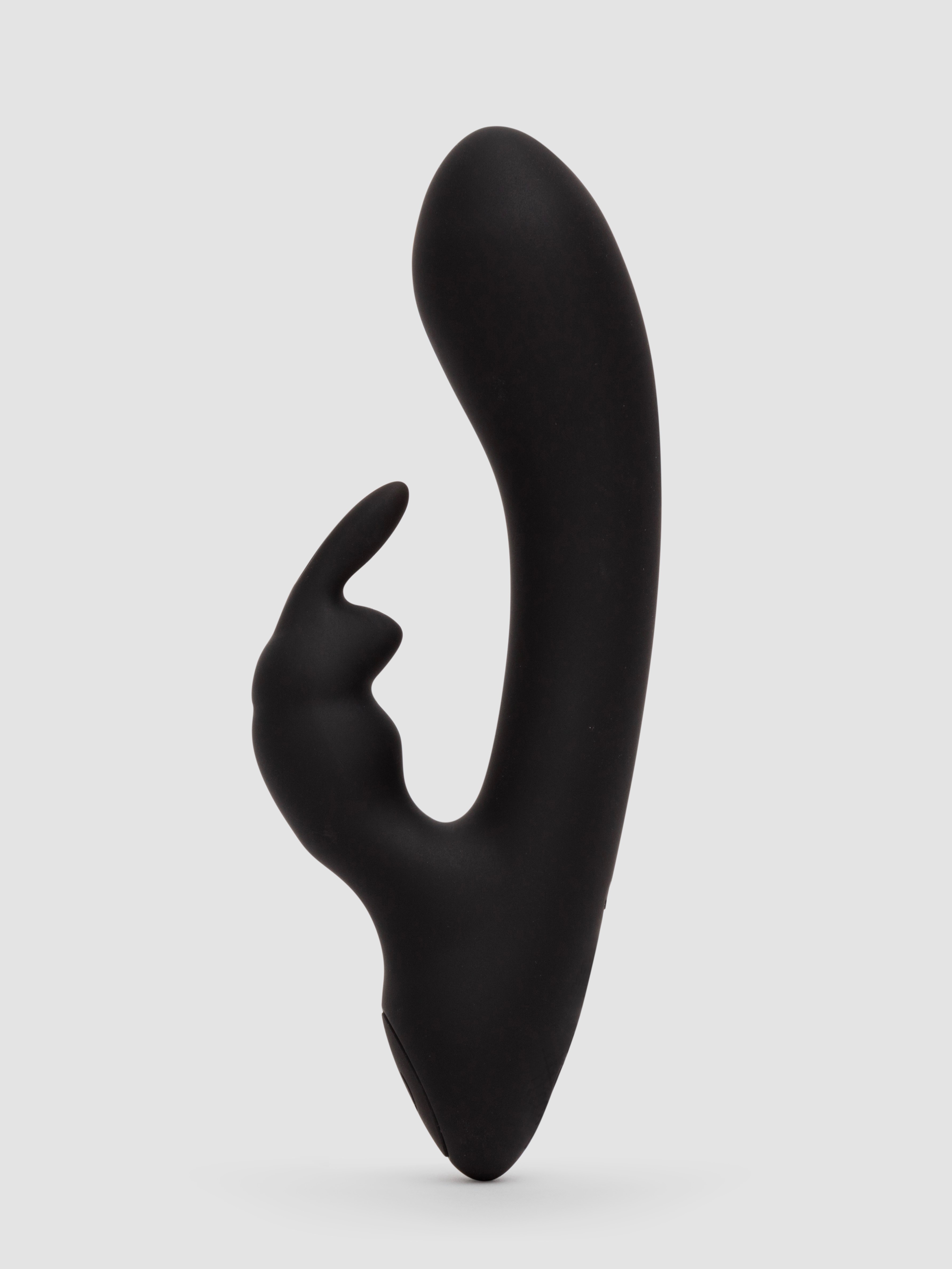 Lovehoney Bunny Royale Rechargeable Mini Rabbit Vibrator, Black, hi-res