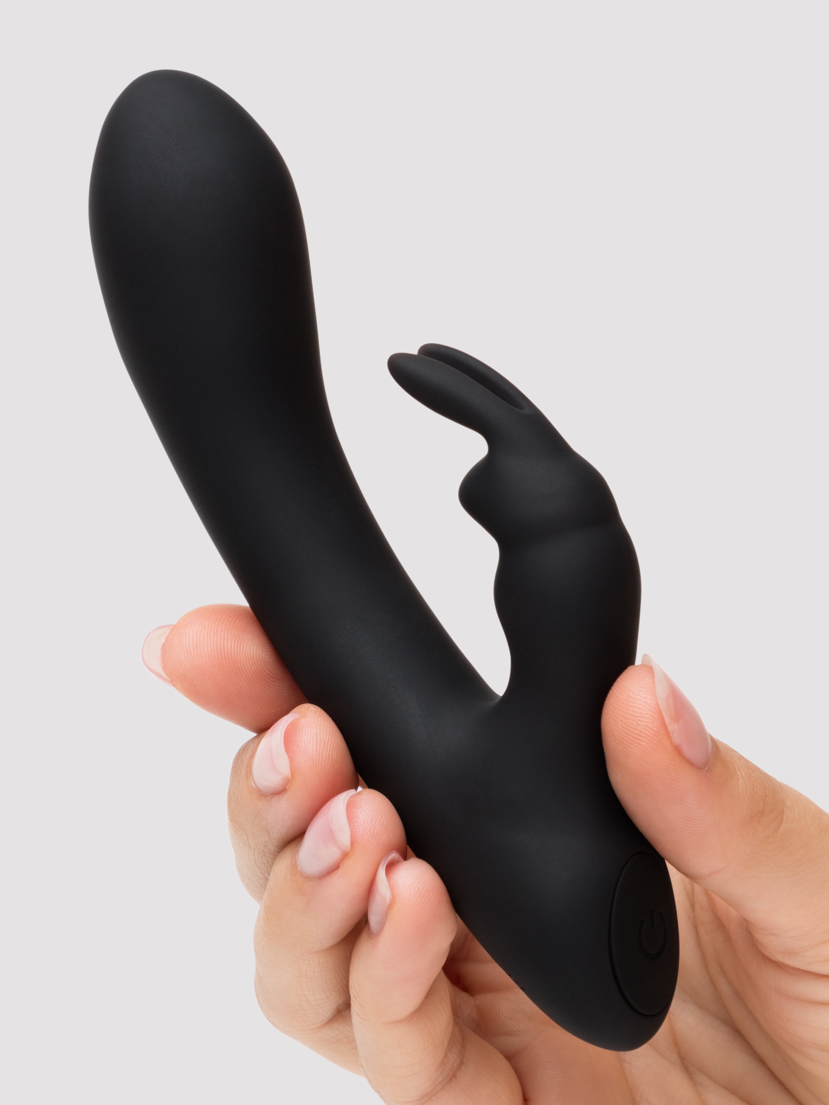 Lovehoney Bunny Royale Rechargeable Mini Rabbit Vibrator, Black, hi-res