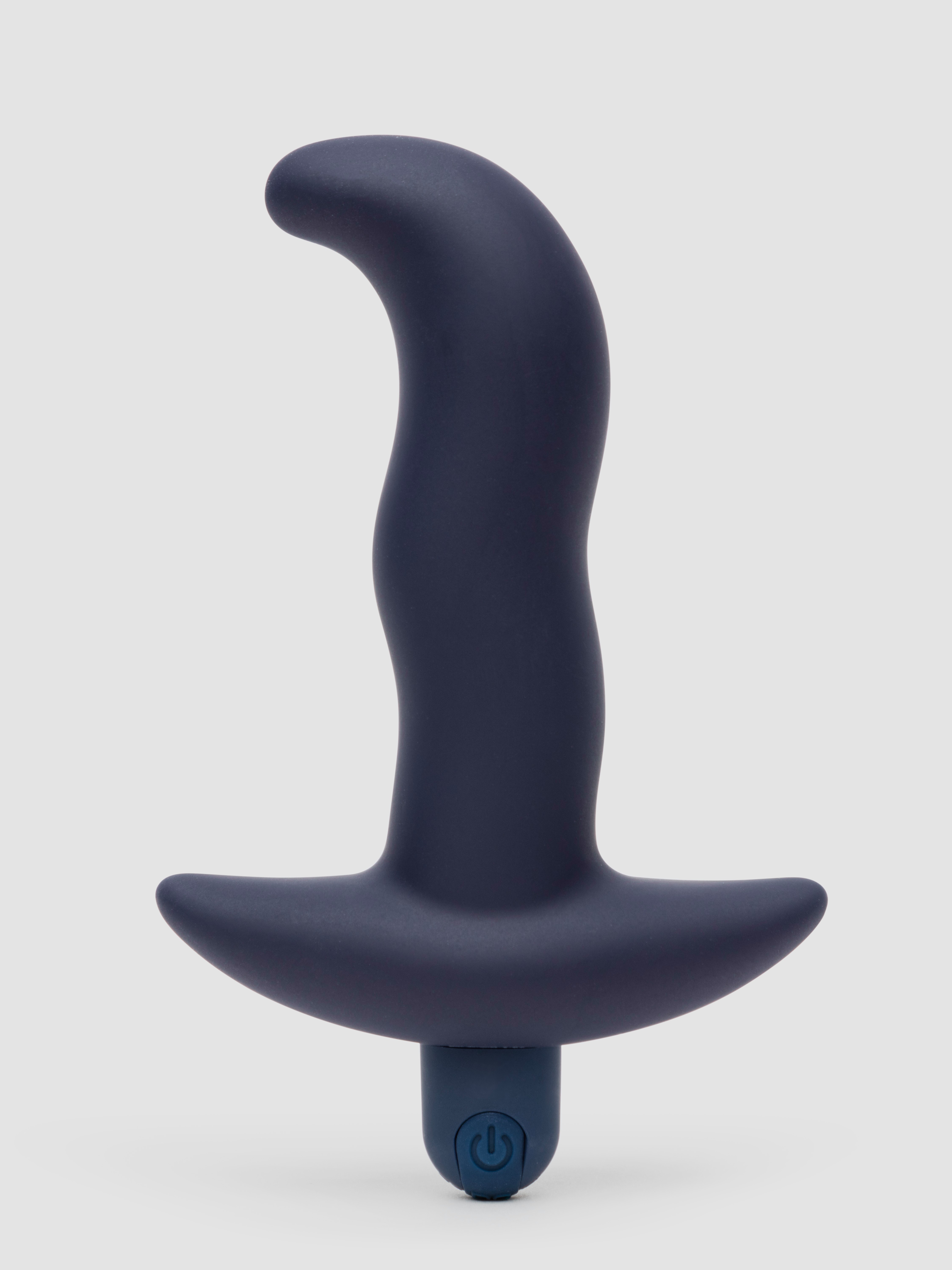 Lovehoney Ripple Rider Rechargeable Vibrating Prostate Massager, Navy, hi-res