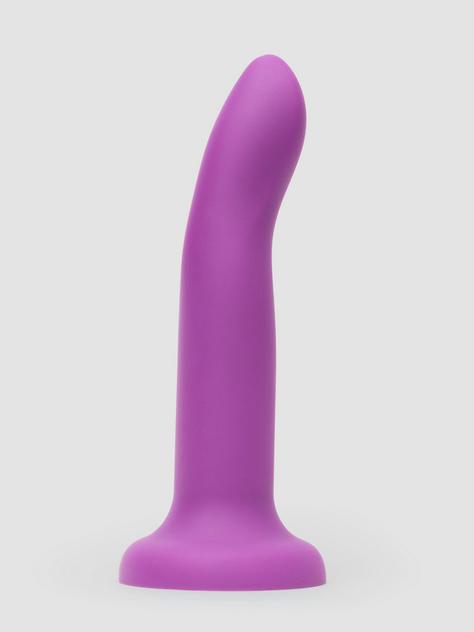 Lovehoney Flex Appeal Liquid Silicone Suction Cup Dildo 7 Inch , Purple, hi-res