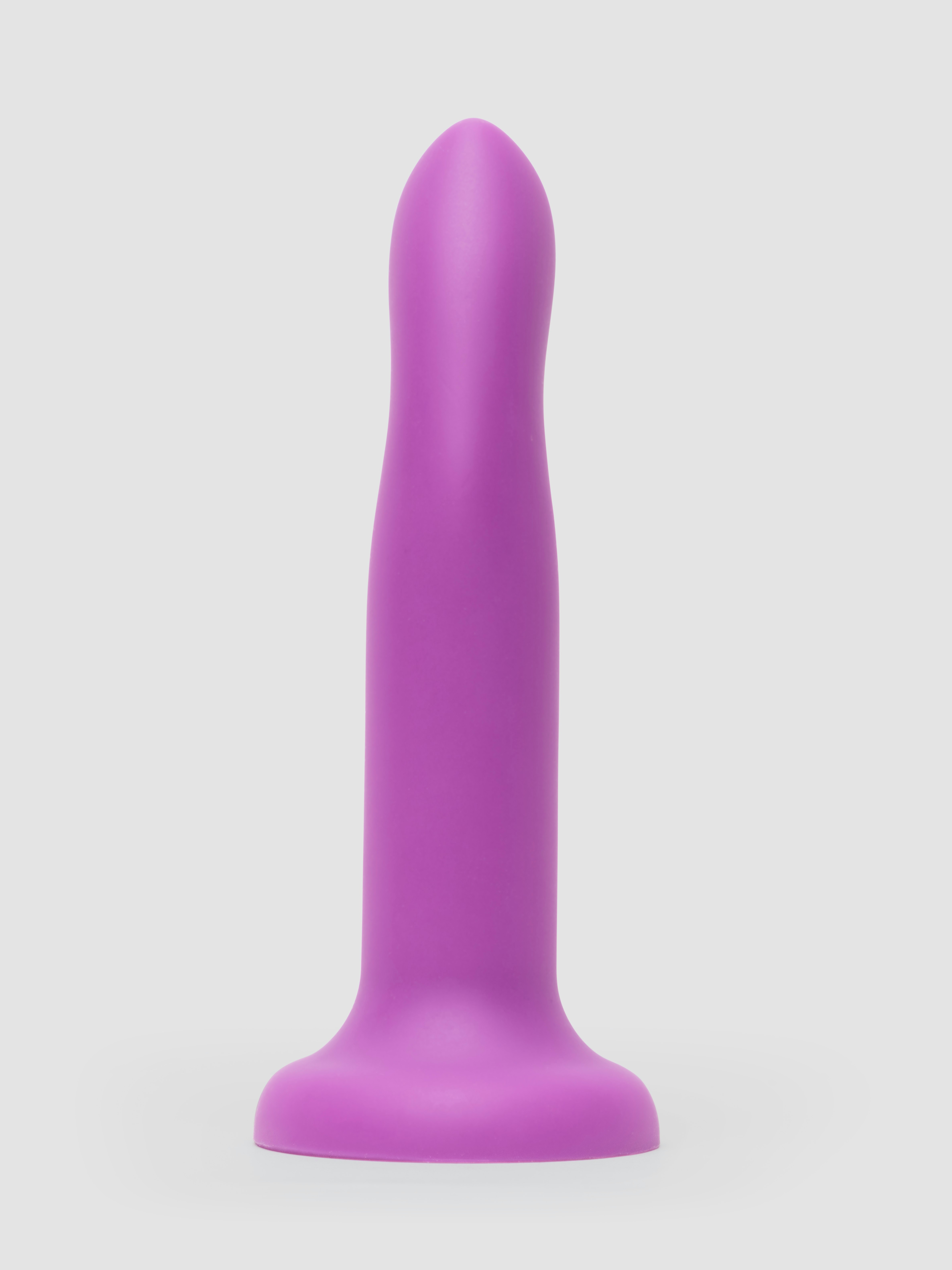 Lovehoney Flex Appeal Liquid Silicone Suction Cup Dildo 7 Inch , Purple, hi-res