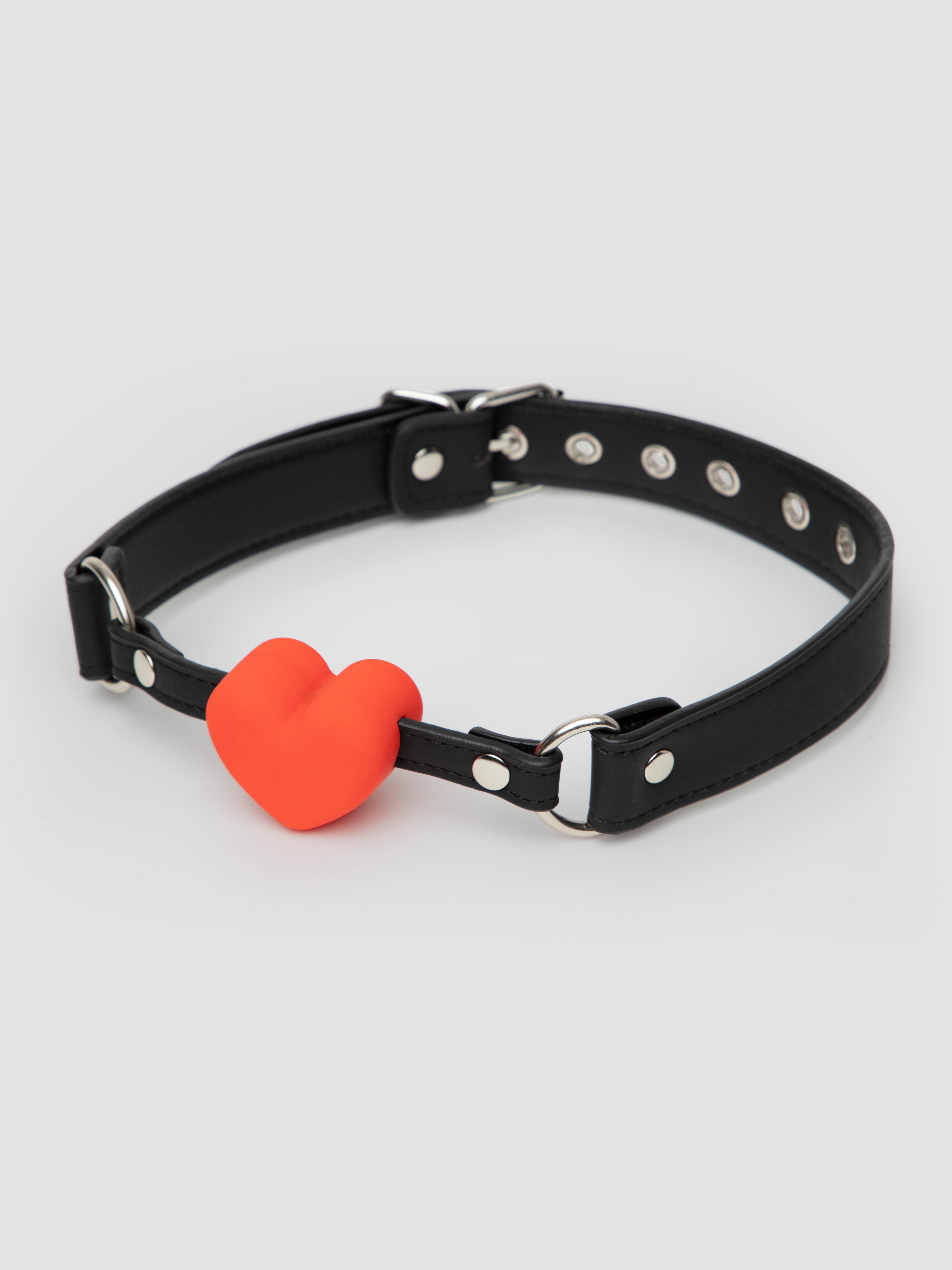Image of Bondage Boutique Heart Ball Gag - Black