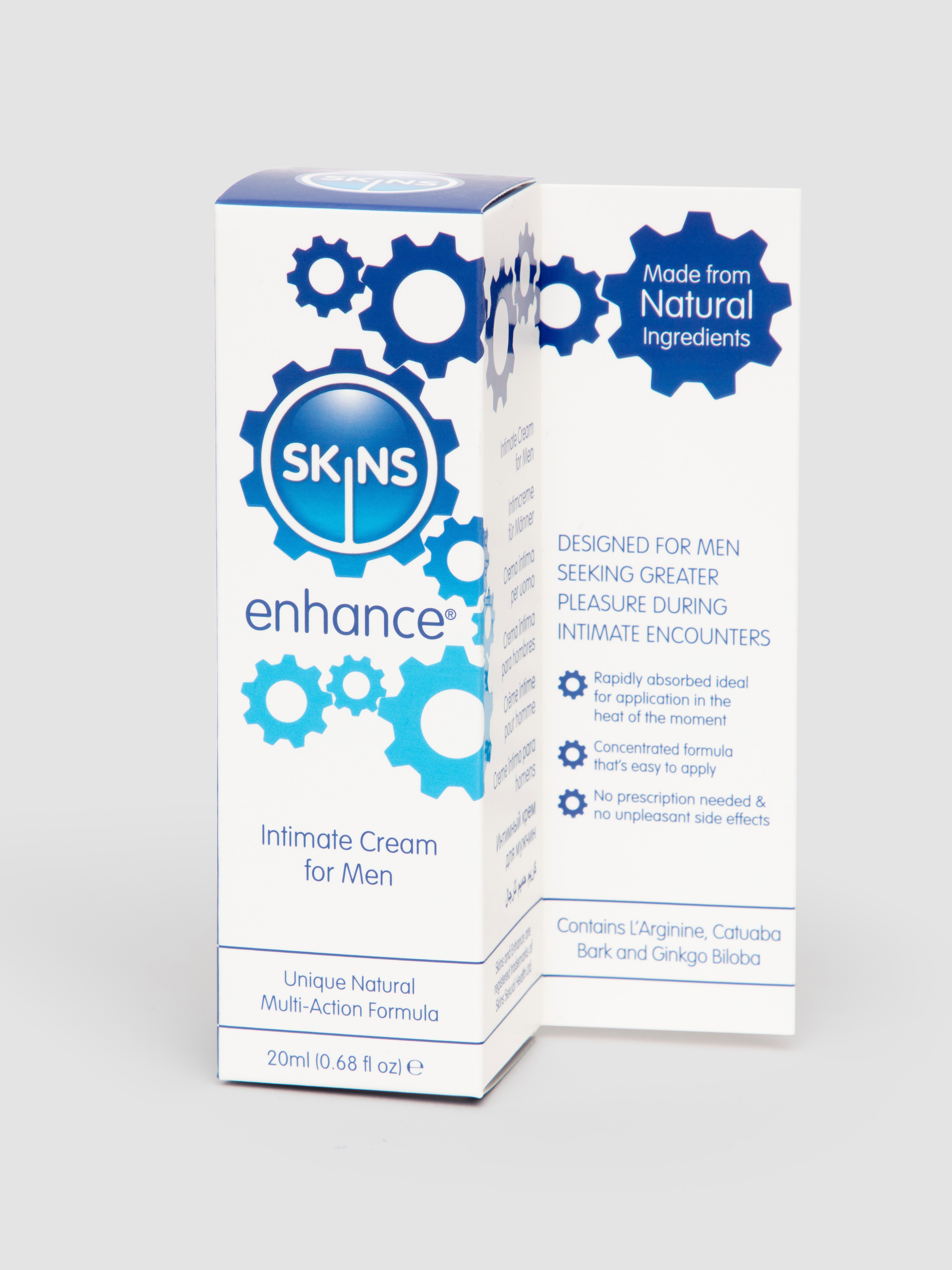Skins Enhance Intimate Cream for Men 0.7 fl oz, , hi-res