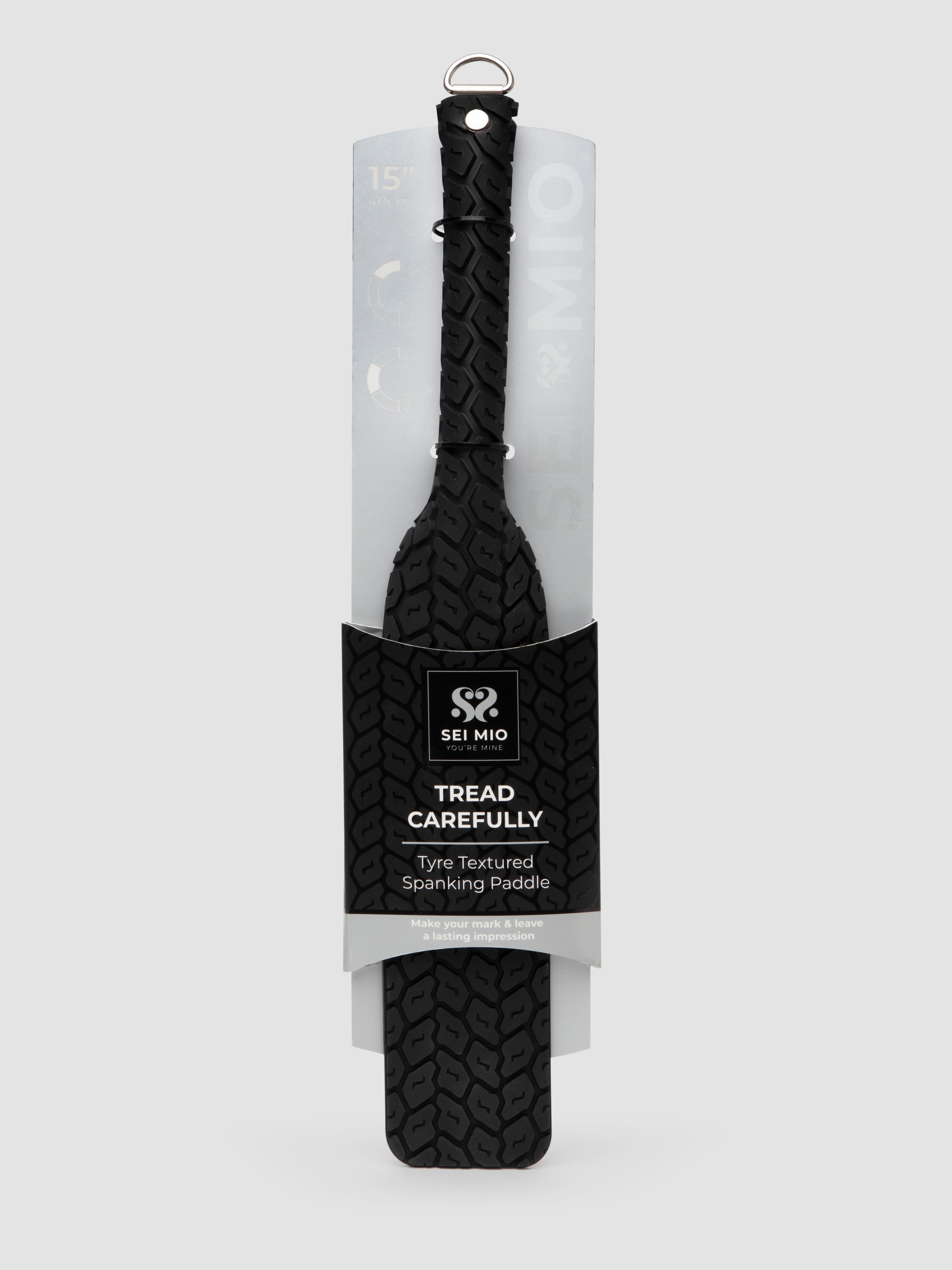 Sei Mio Double-Sided Tyre Spanking Paddle, Black, hi-res