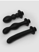 Hydro Series Silicone Shower Spraying Anal Douche Set, Black, hi-res