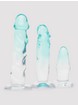 Jelly Ombre Suction Cup Anal Training Set (3 Piece), Blue, hi-res