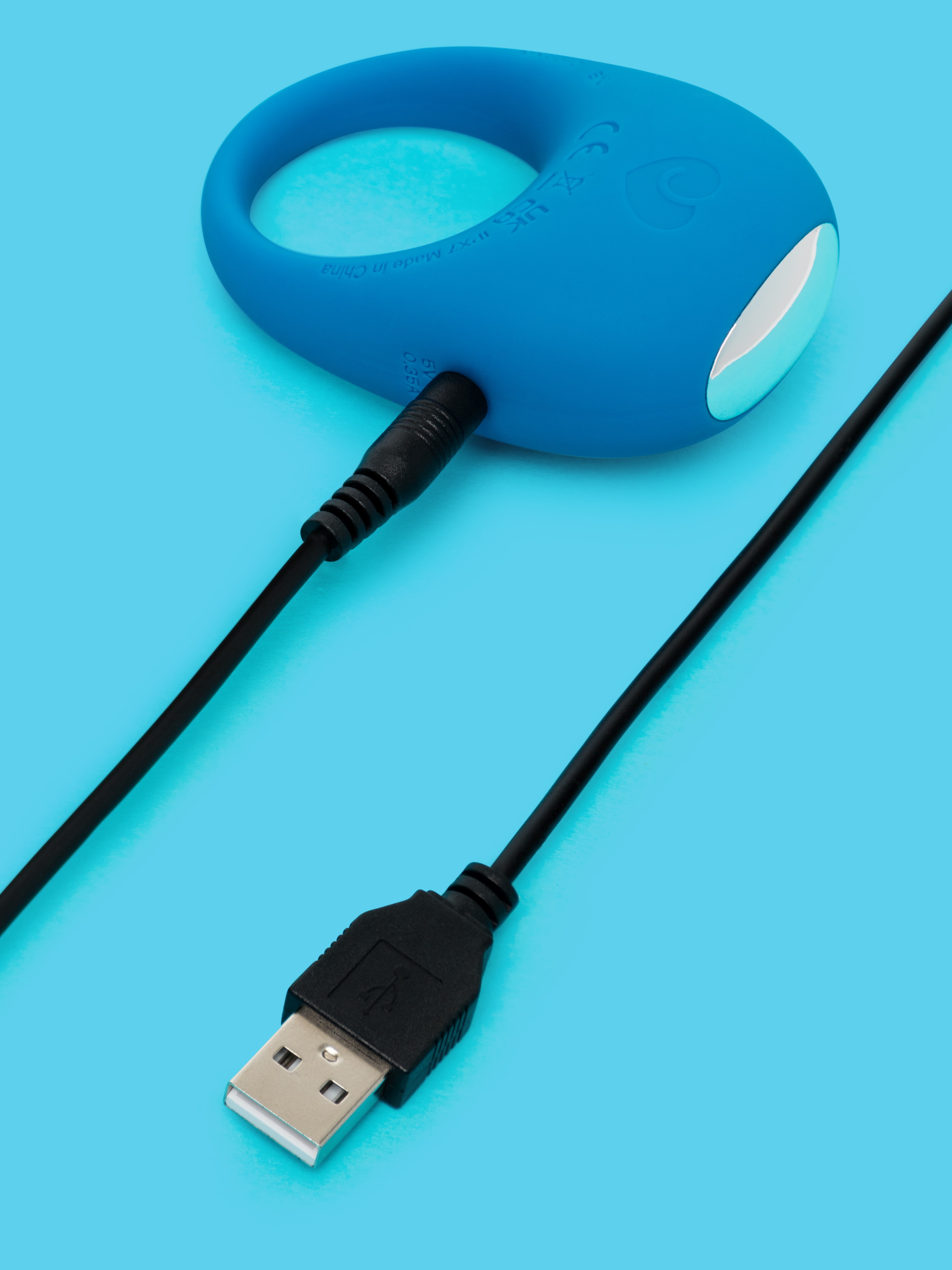 Lovehoney mon ami Silicone Vibrating Love Ring, Blue, hi-res