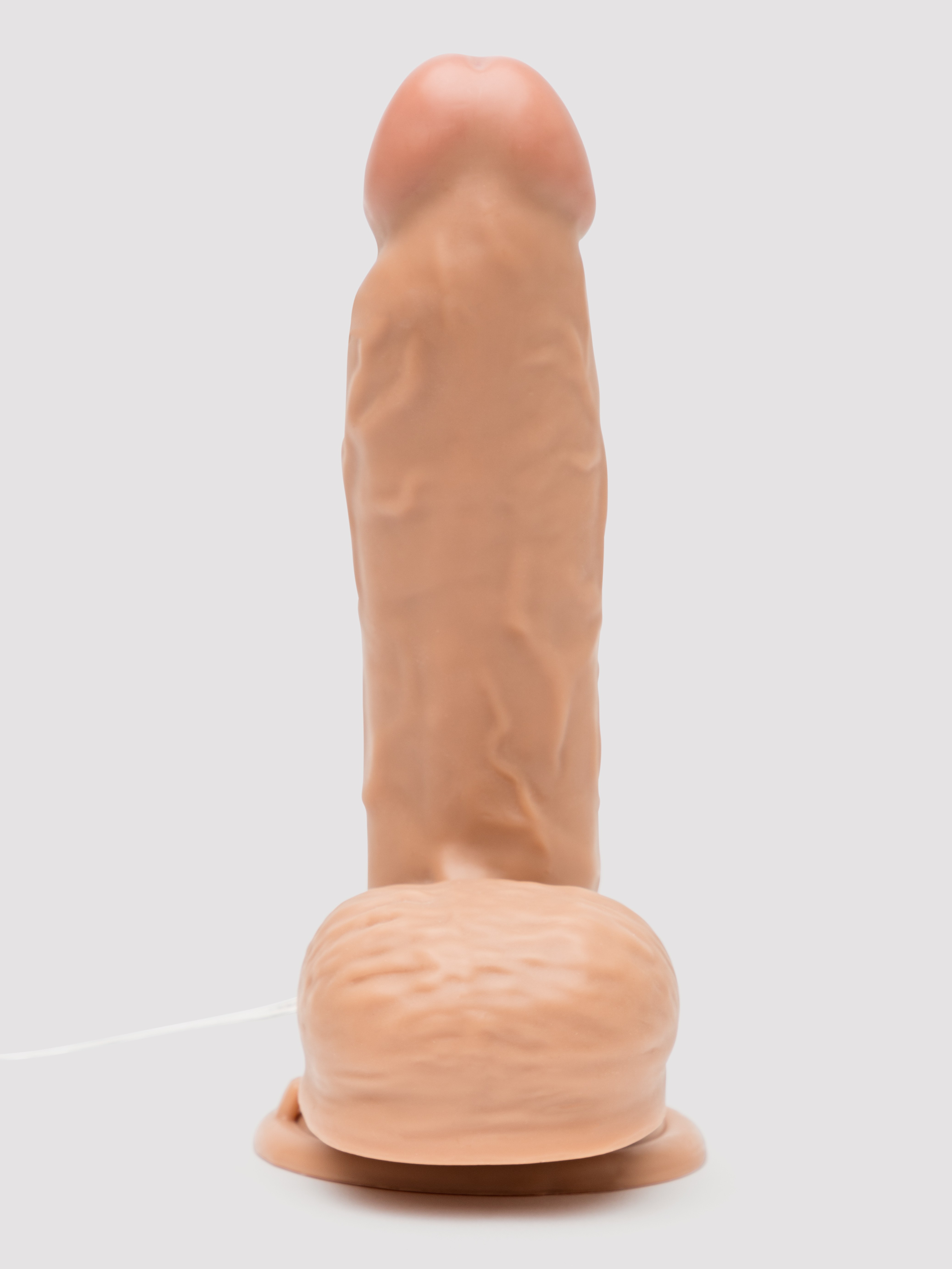 Lifelike Lover Classic Girthy Realistic  Dildo Vibrator 8 Inch, Flesh Tan, hi-res