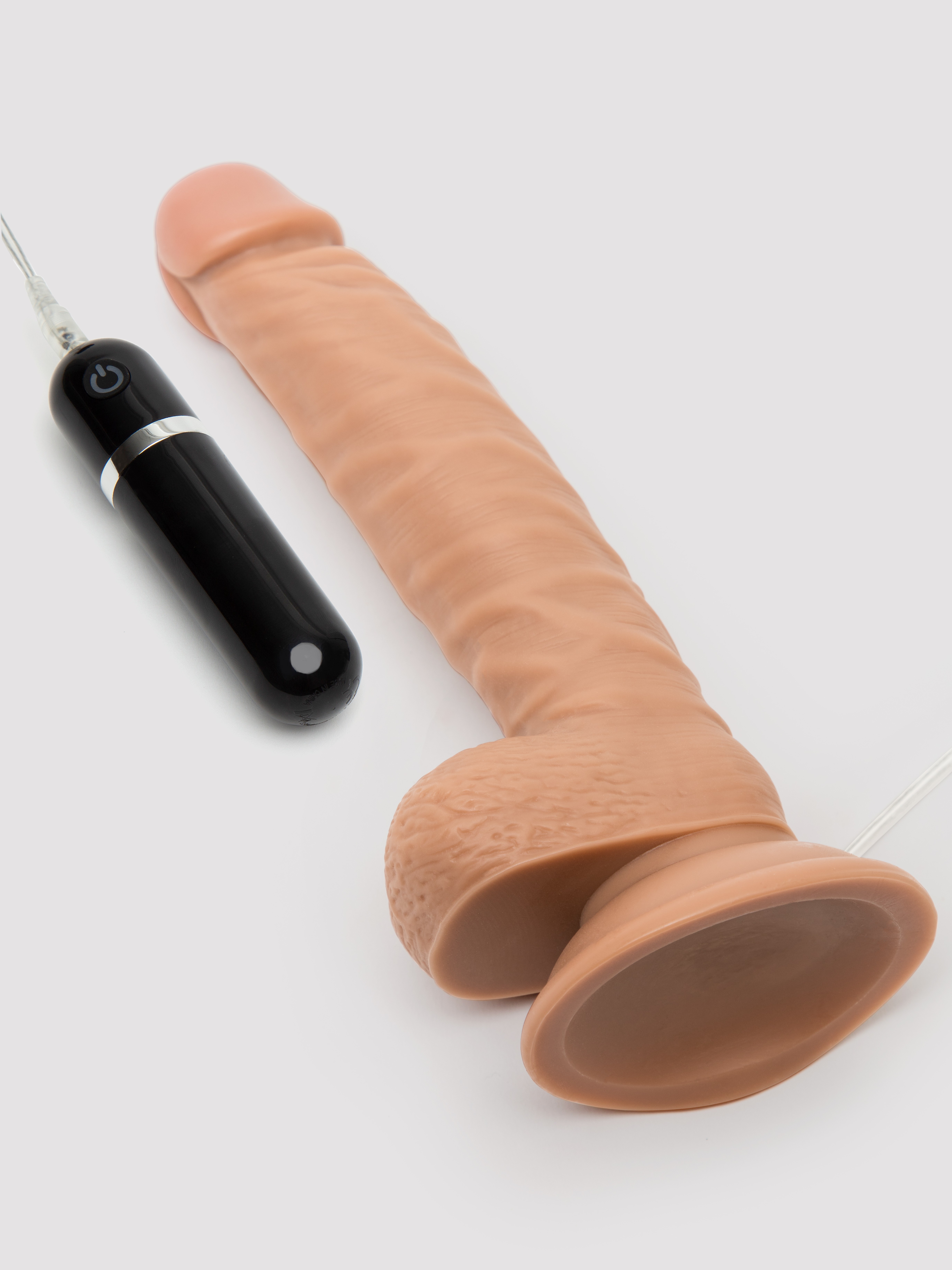 Lifelike Lover Classic Realistic Dildo Vibrator 8 Inch, Flesh Tan, hi-res
