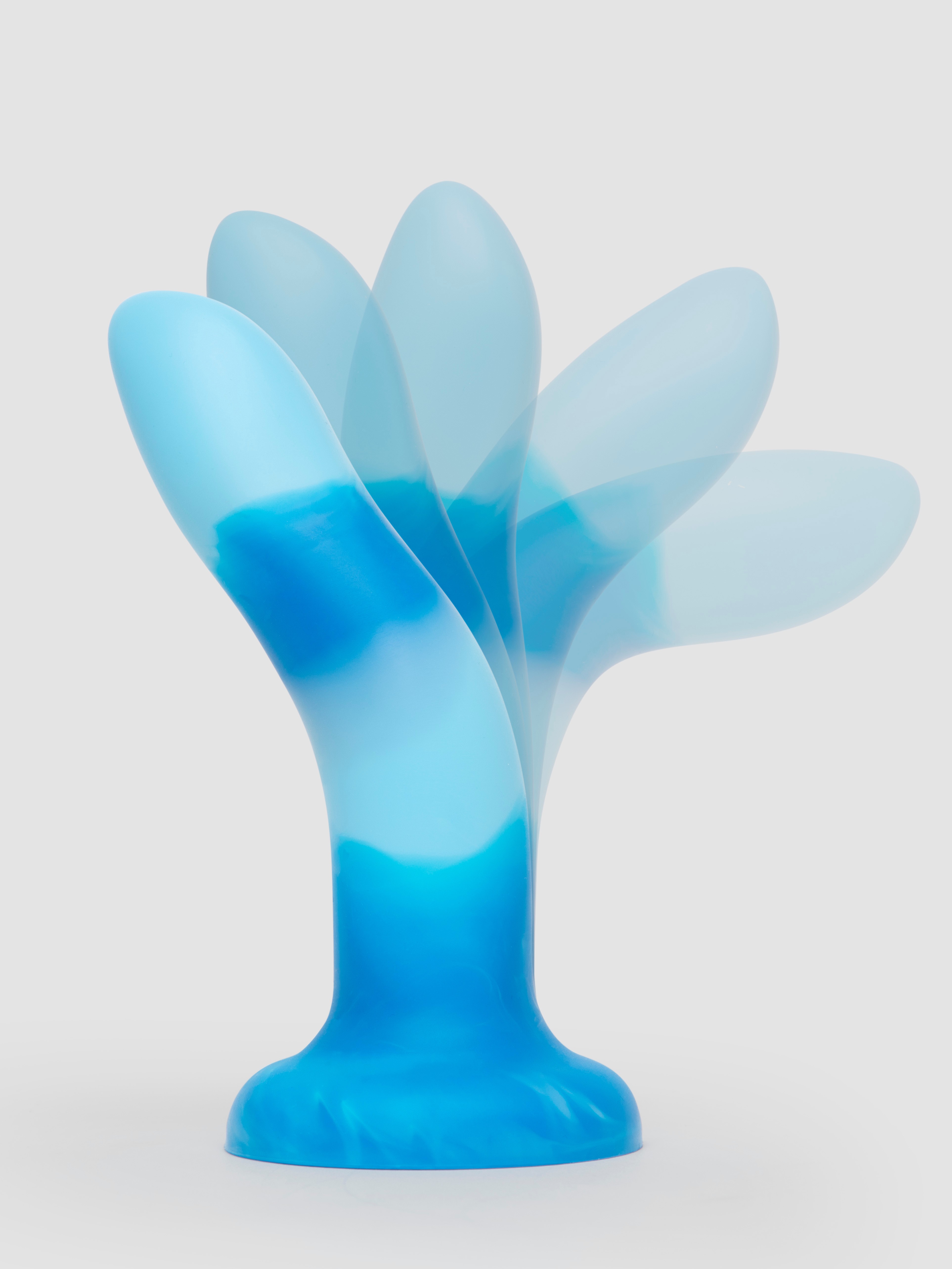   Lovehoney Shape Shifter Posable Super-Soft Silicone Dildo 6 Inch, Blue, hi-res