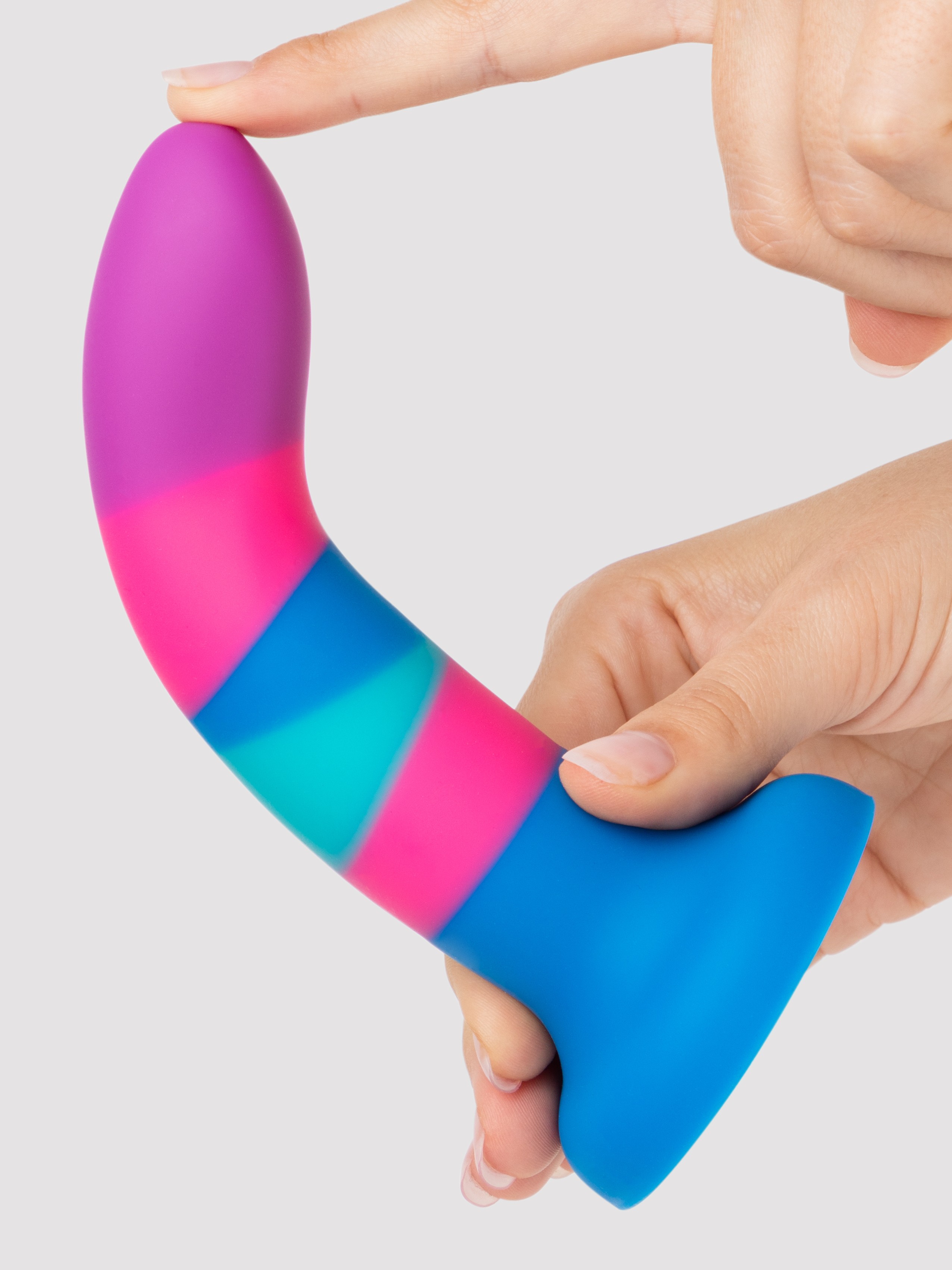 Lovehoney Pleasure Trip Liquid Silicone Non-Realistic Dildo 6 Inch, Pink, hi-res