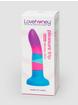 Lovehoney Pleasure Trip Liquid Silicone Non-Realistic Dildo 6 Inch, Pink, hi-res