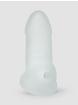 Perfect Fit Fat Boy Ultra Thin 4 Inch Penis Extender Sleeve with Ball Loop, Clear, hi-res