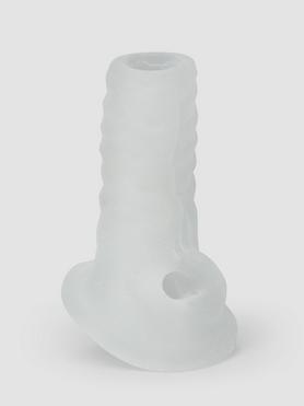 Perfect Fit 4 Inch Open Ended Penis Sleeve With Ball Loop