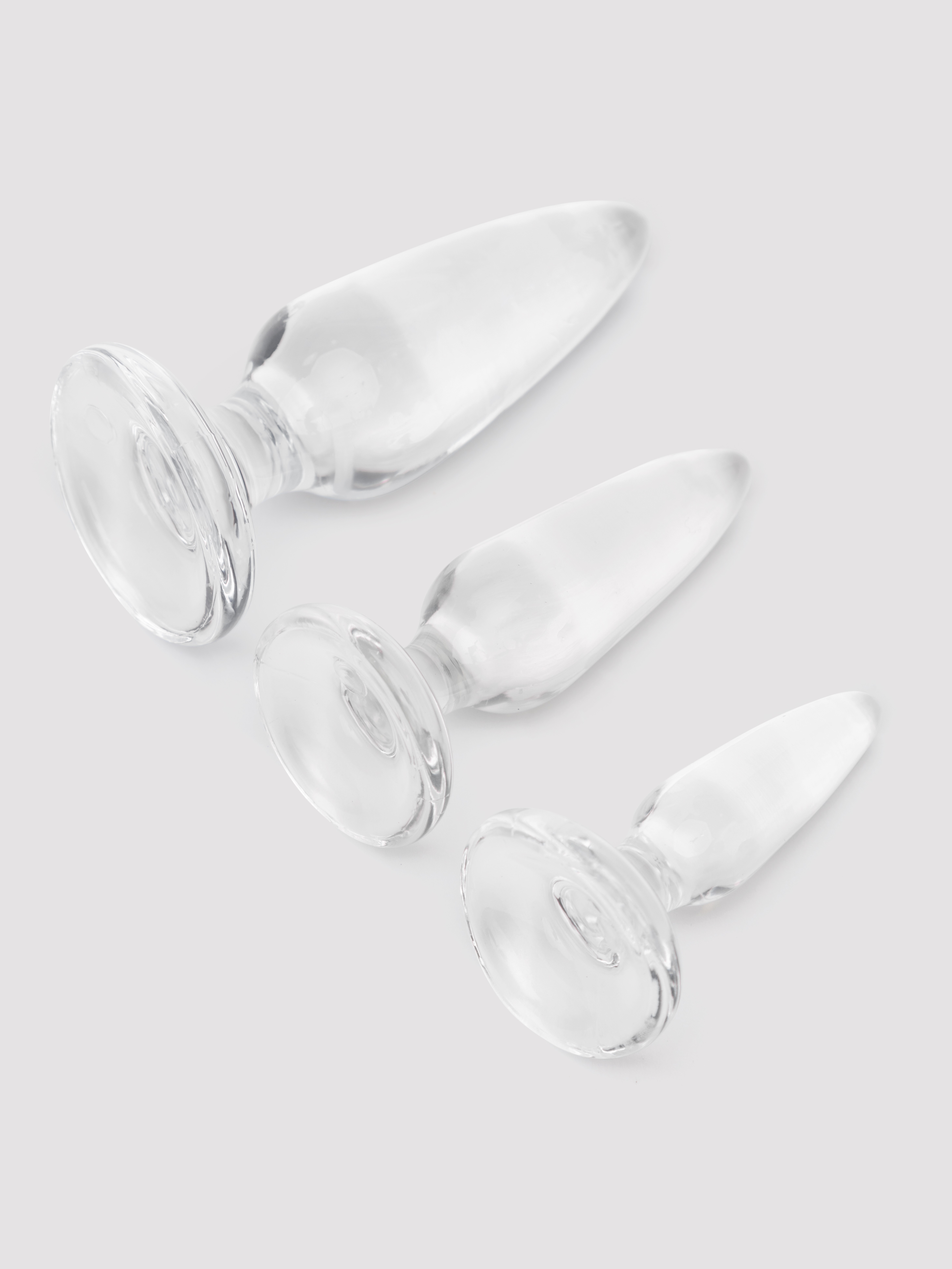 Lovehoney Enjoy Crystal Clear Anal Training Kit (3 Piece), Clear, hi-res