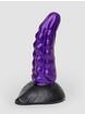 Fantasy Veiny Silicone Alien Dildo 6.5 Inch, Purple, hi-res