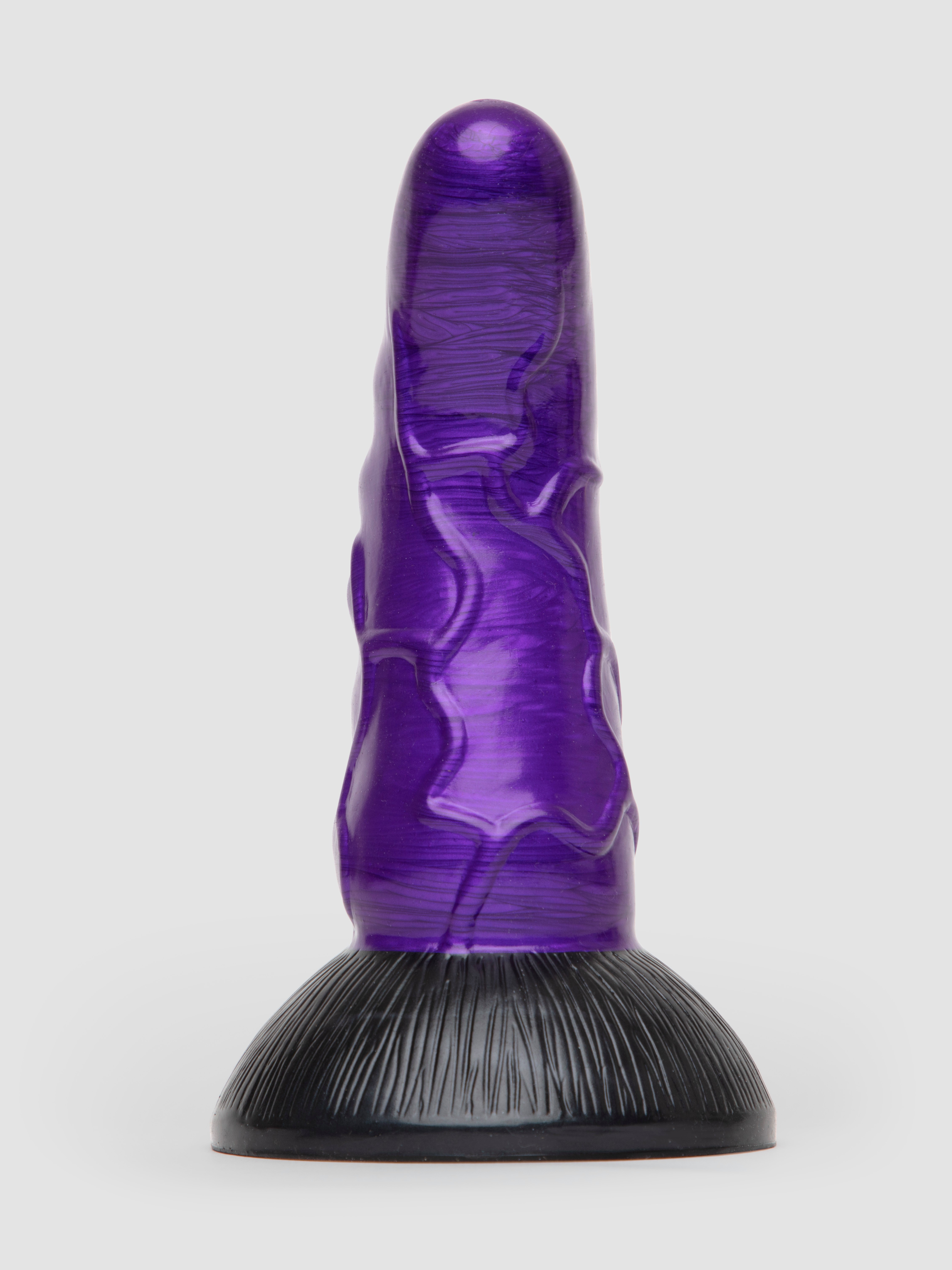 Fantasy Veiny Silicone Alien Dildo 6.5 Inch, Purple, hi-res