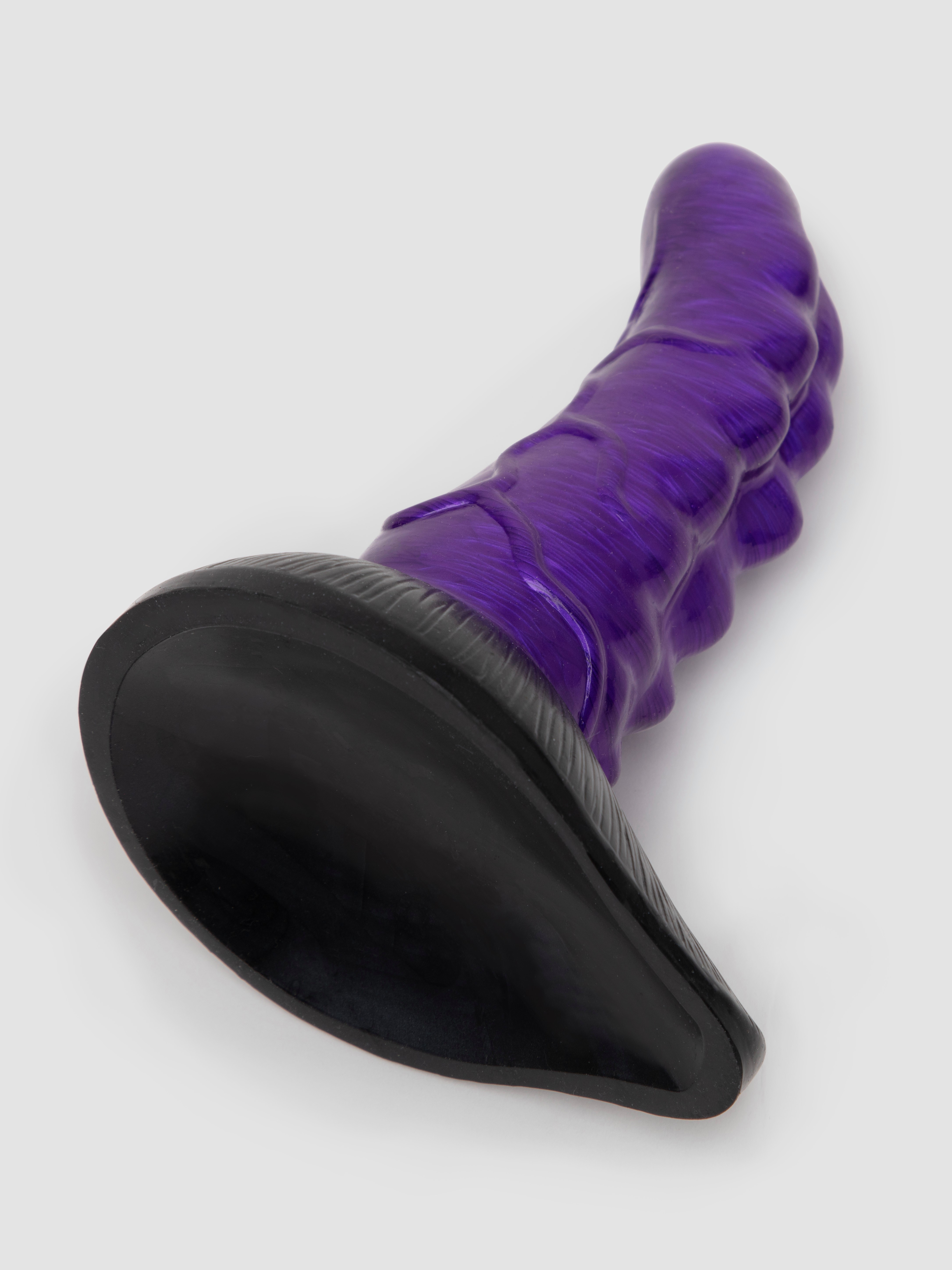 Fantasy Veiny Silicone Alien Dildo 6.5 Inch, Purple, hi-res