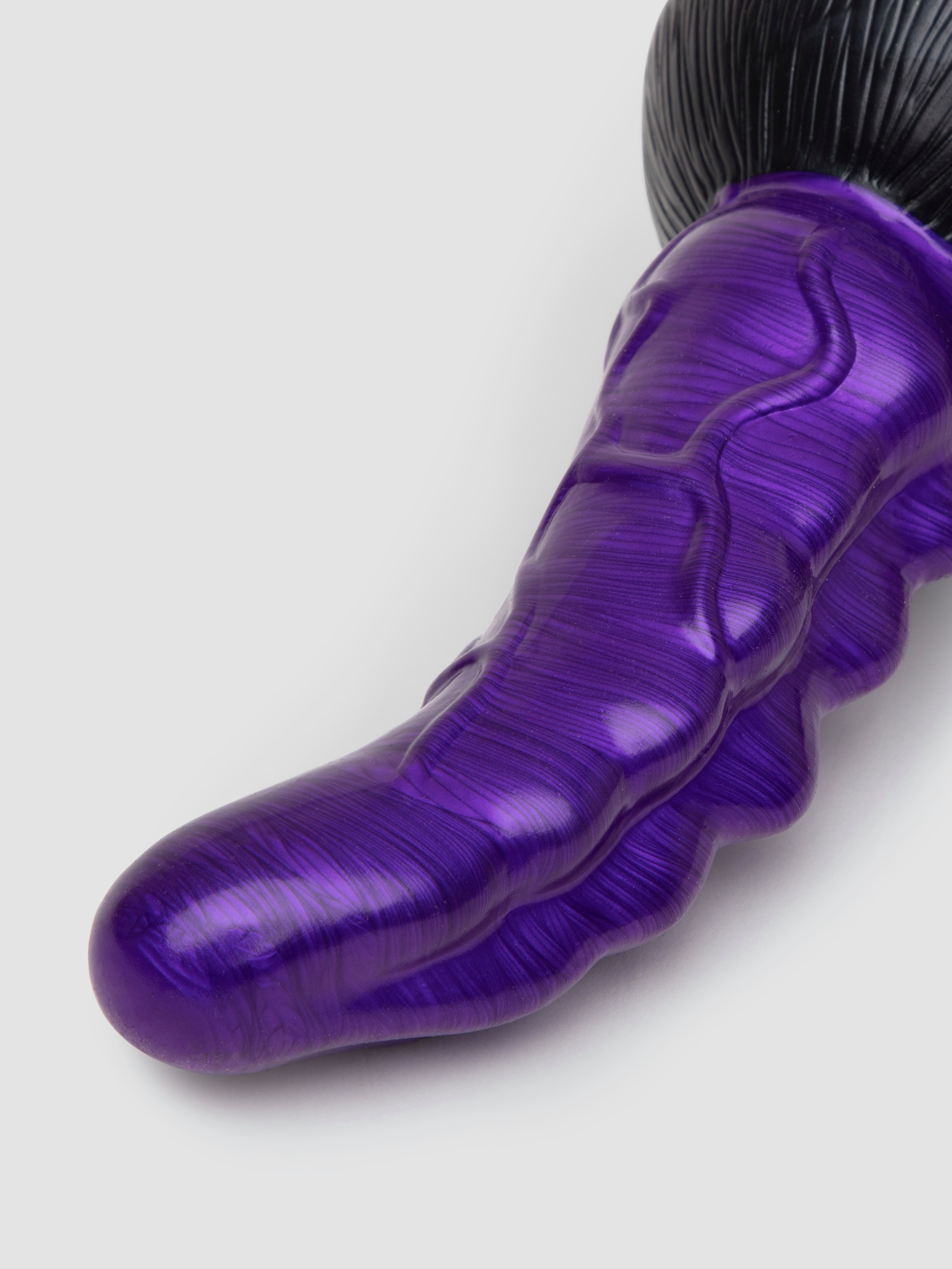 Fantasy Veiny Silicone Alien Dildo 6.5 Inch, Purple, hi-res