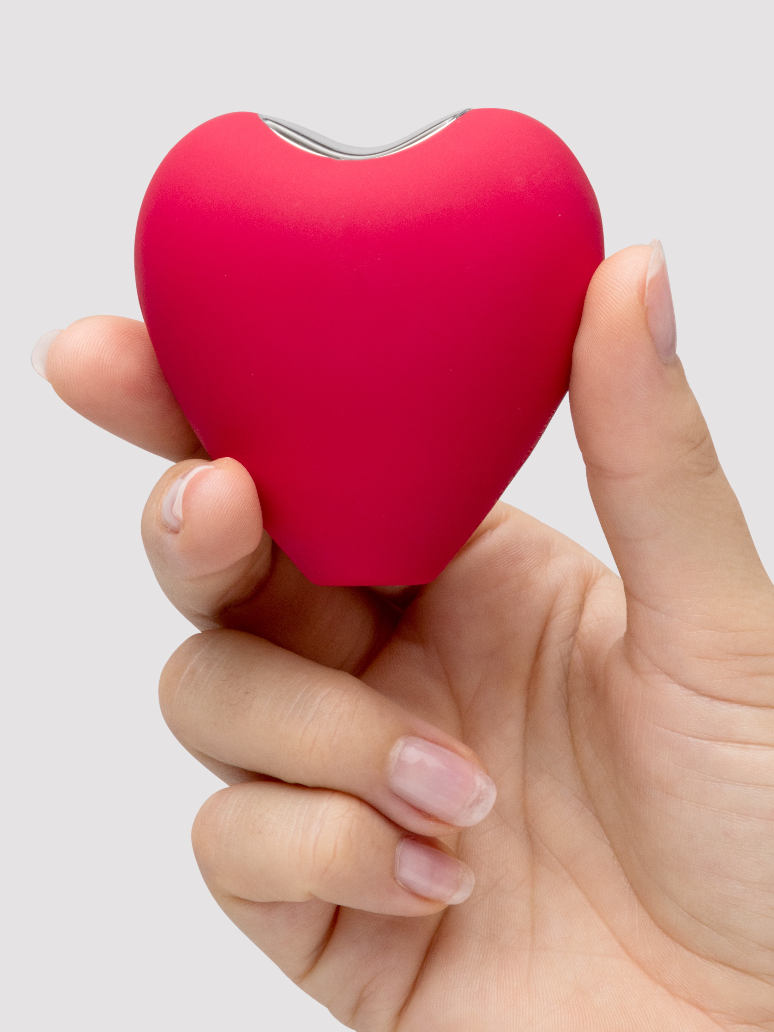 Image of Lovehoney Heartbeat Clitoral Suction Stimulator - Red