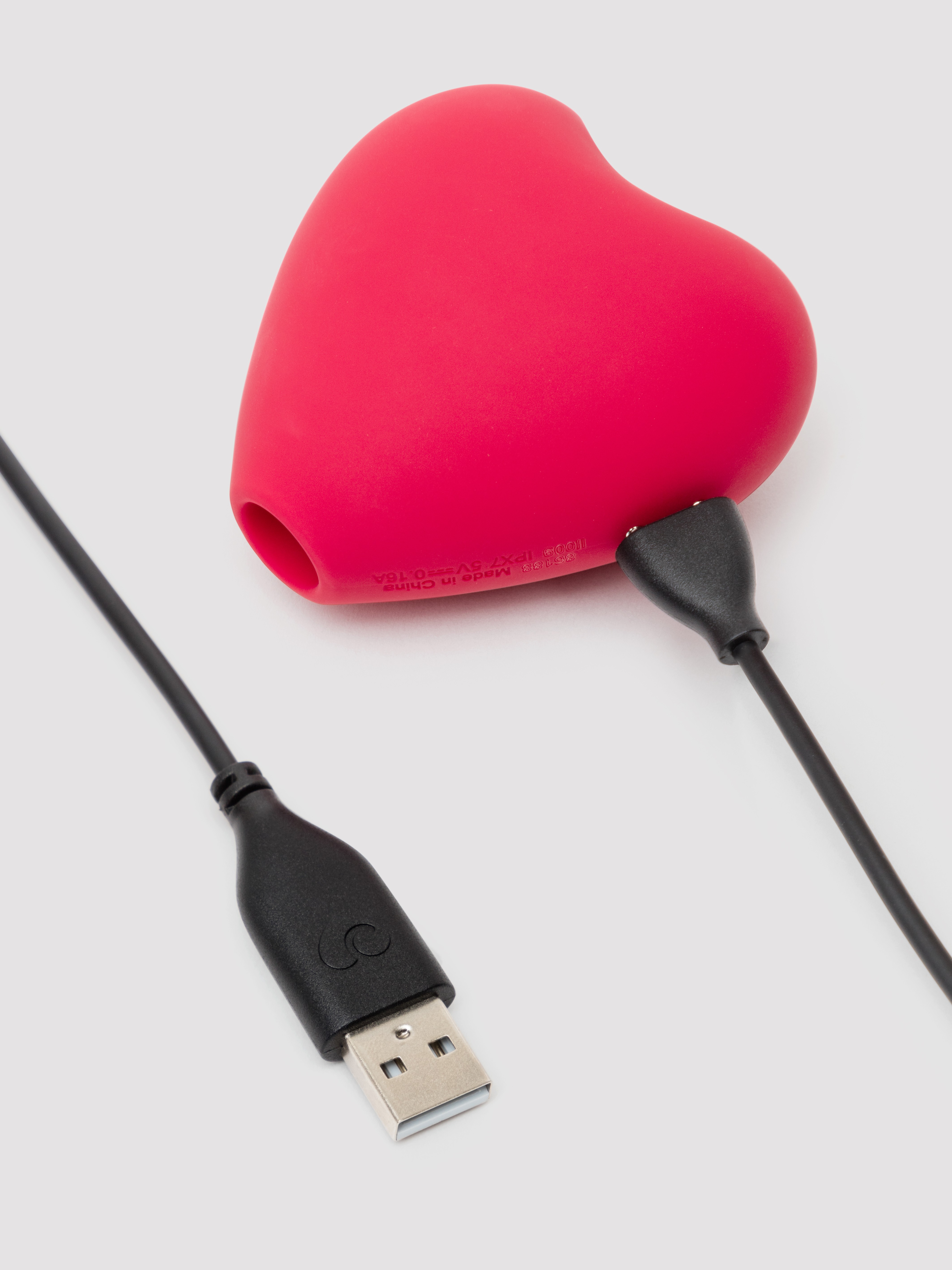 Lovehoney Heartbeat Clitoral Suction Stimulator, Red, hi-res