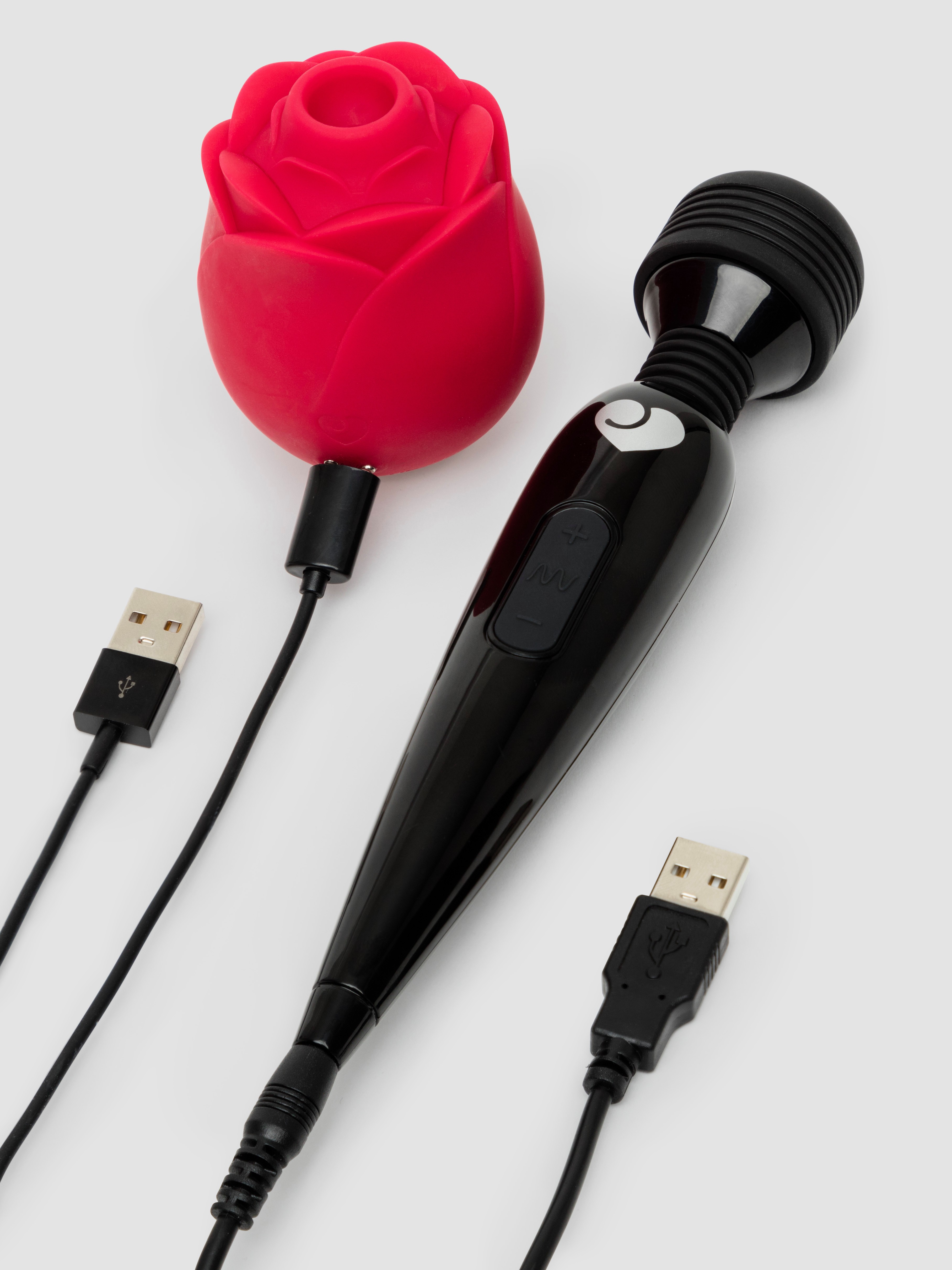Lovehoney Rose and Massage Wand Couple's Sex Toy Bundle (2 Piece), , hi-res