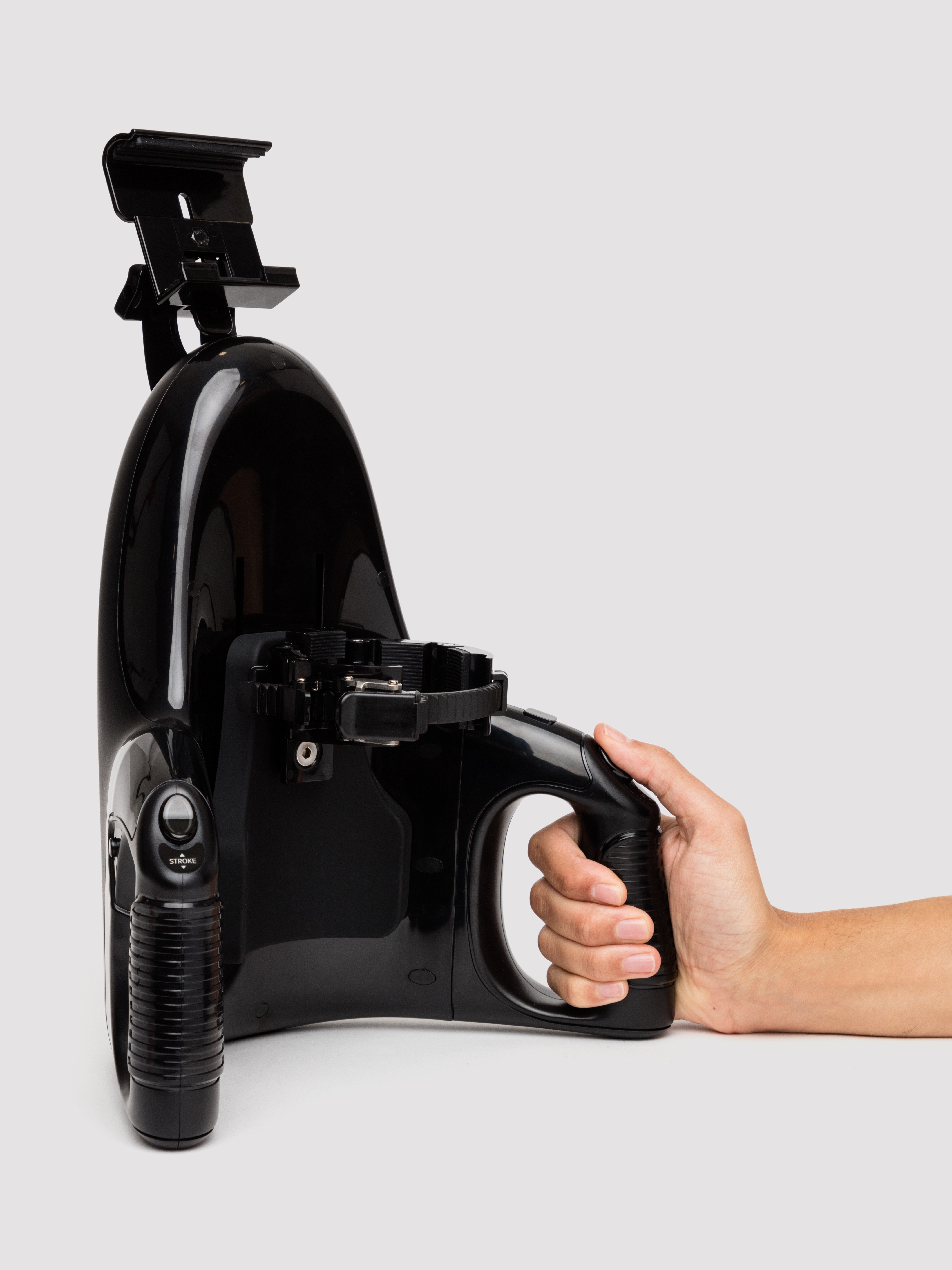 Fleshlight Launch Universal Stroking Simulator, Black, hi-res