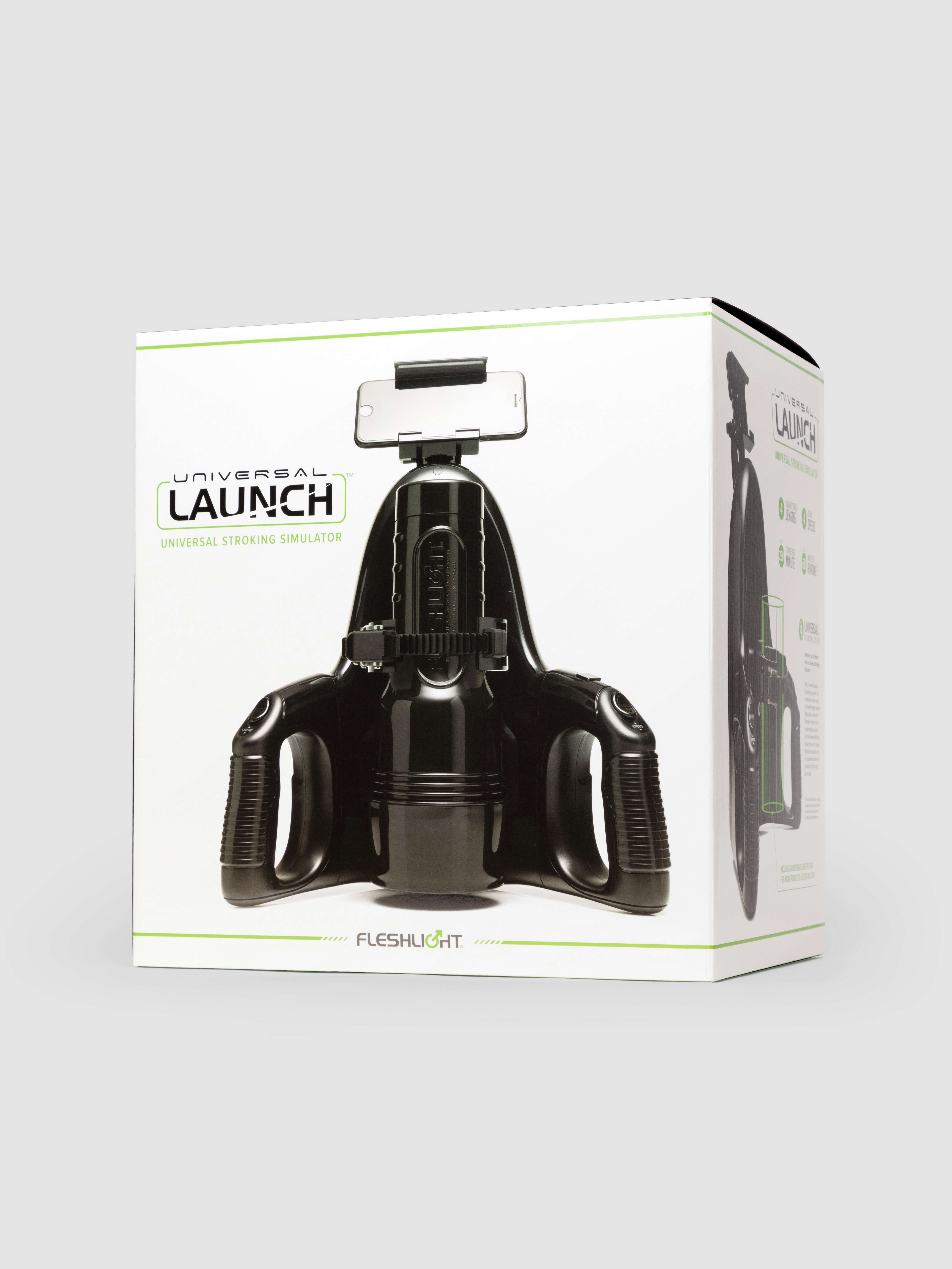 Fleshlight Launch Universal Stroking Simulator, Black, hi-res