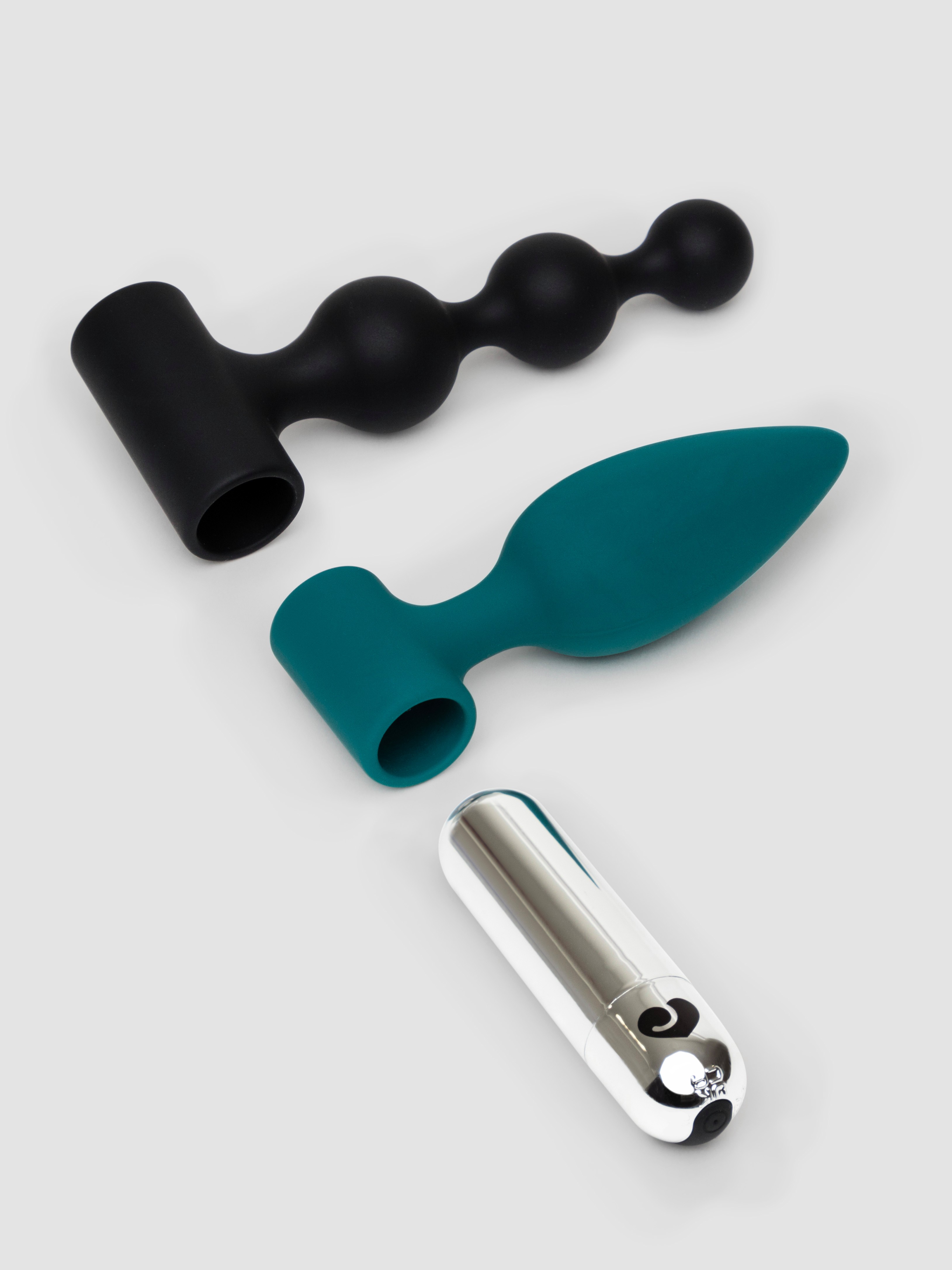 Lovehoney Power Squad Male Sex Toy Kit (6 Piece), Black, hi-res