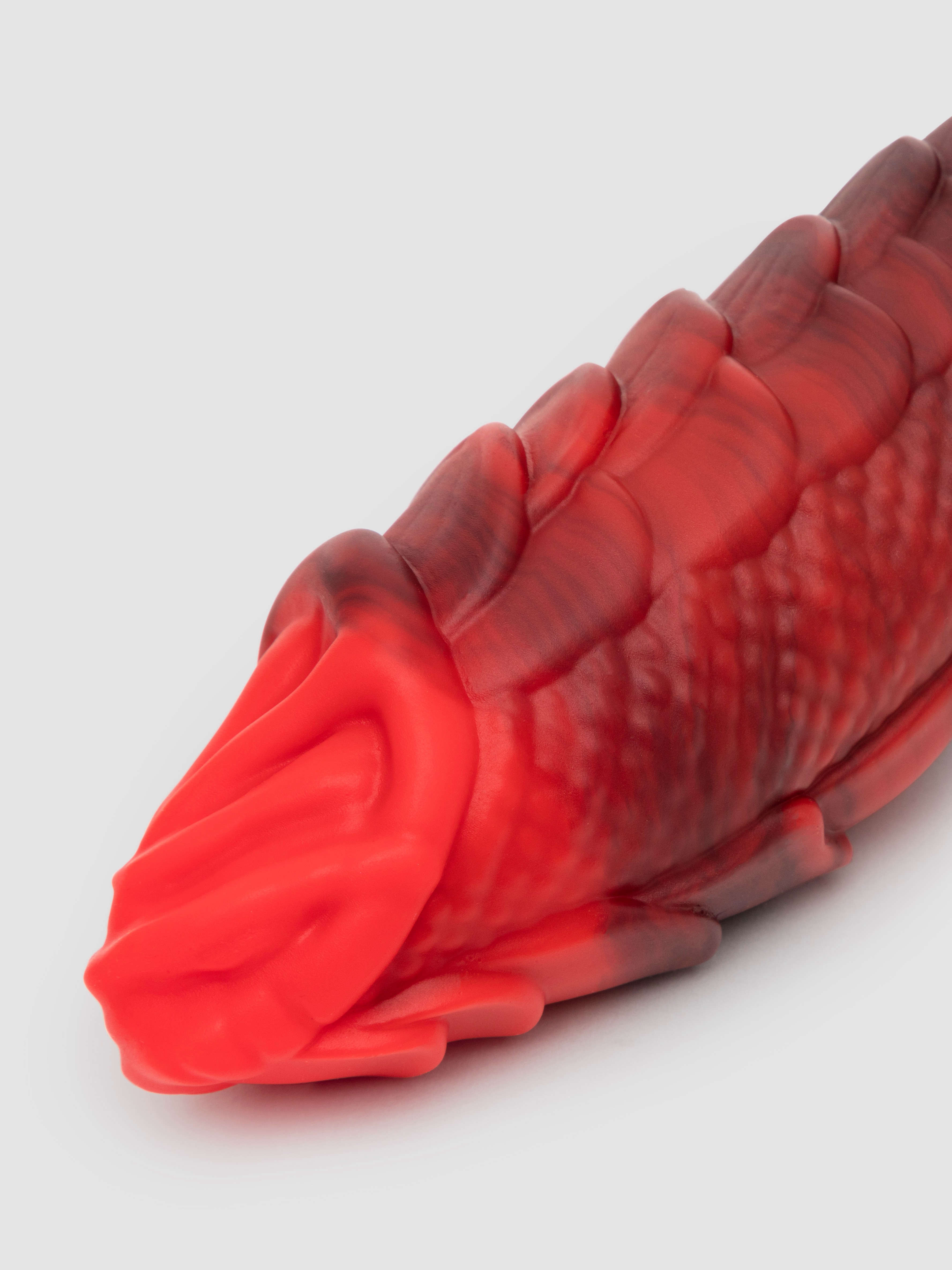 Fantasy Girthy Silicone Fire Dragon Dildo 7 Inch, Red, hi-res
