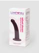 Lovehoney Velvet Dream Rechargeable Liquid Silicone Vibrating Dildo 7 Inch, Purple, hi-res