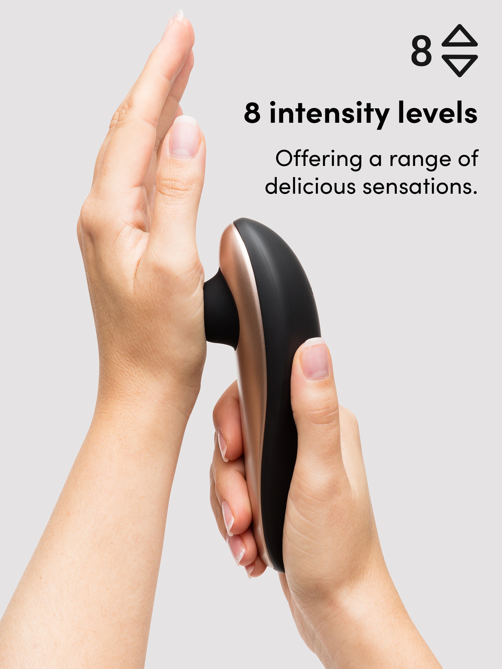 Womanizer X Lovehoney Classic Rechargeable Clitoral Stimulator, Black, hi-res