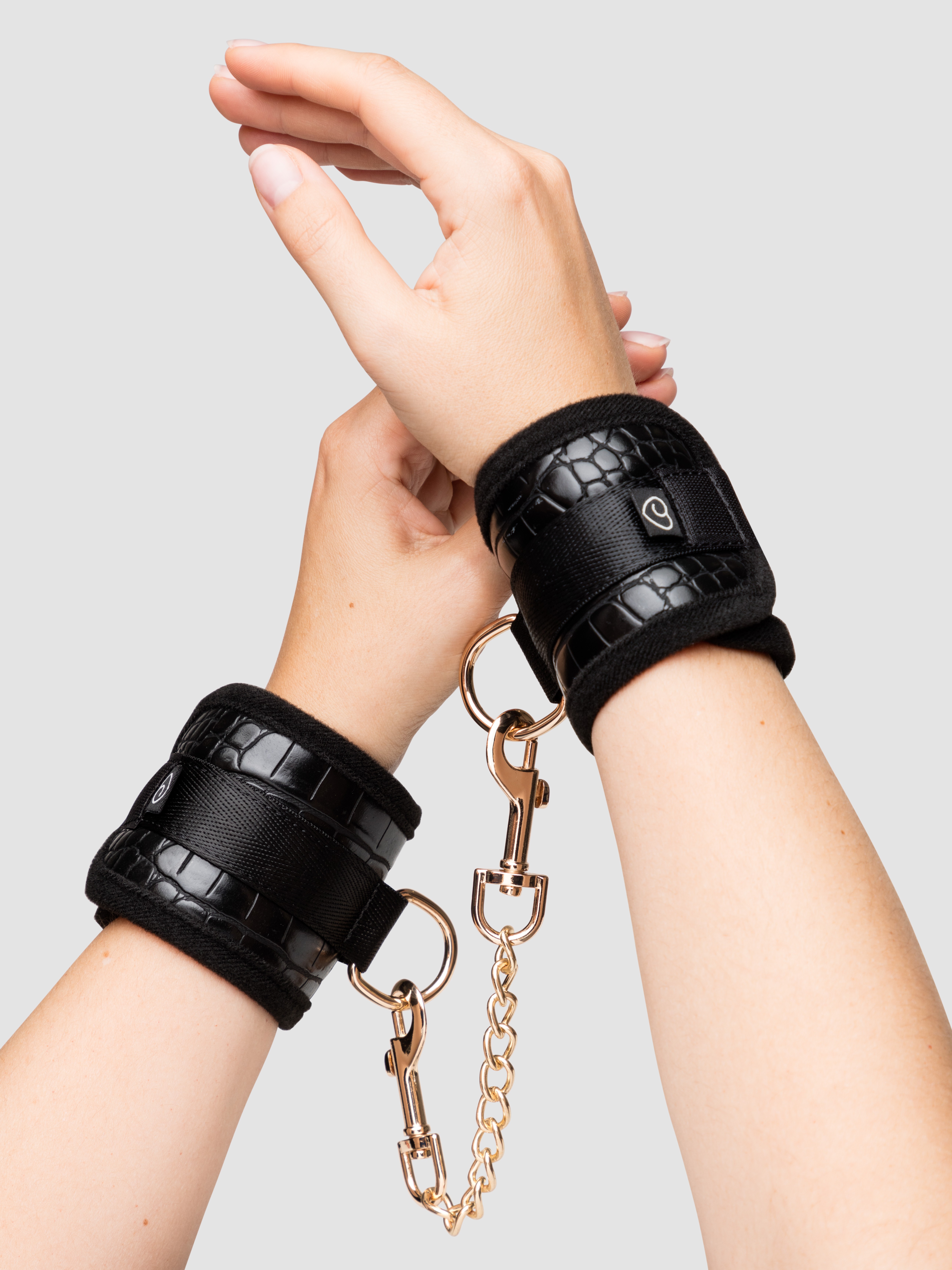 Lovehoney Position Pro Faux Leather Bondage Kit (3 Piece), Black, hi-res