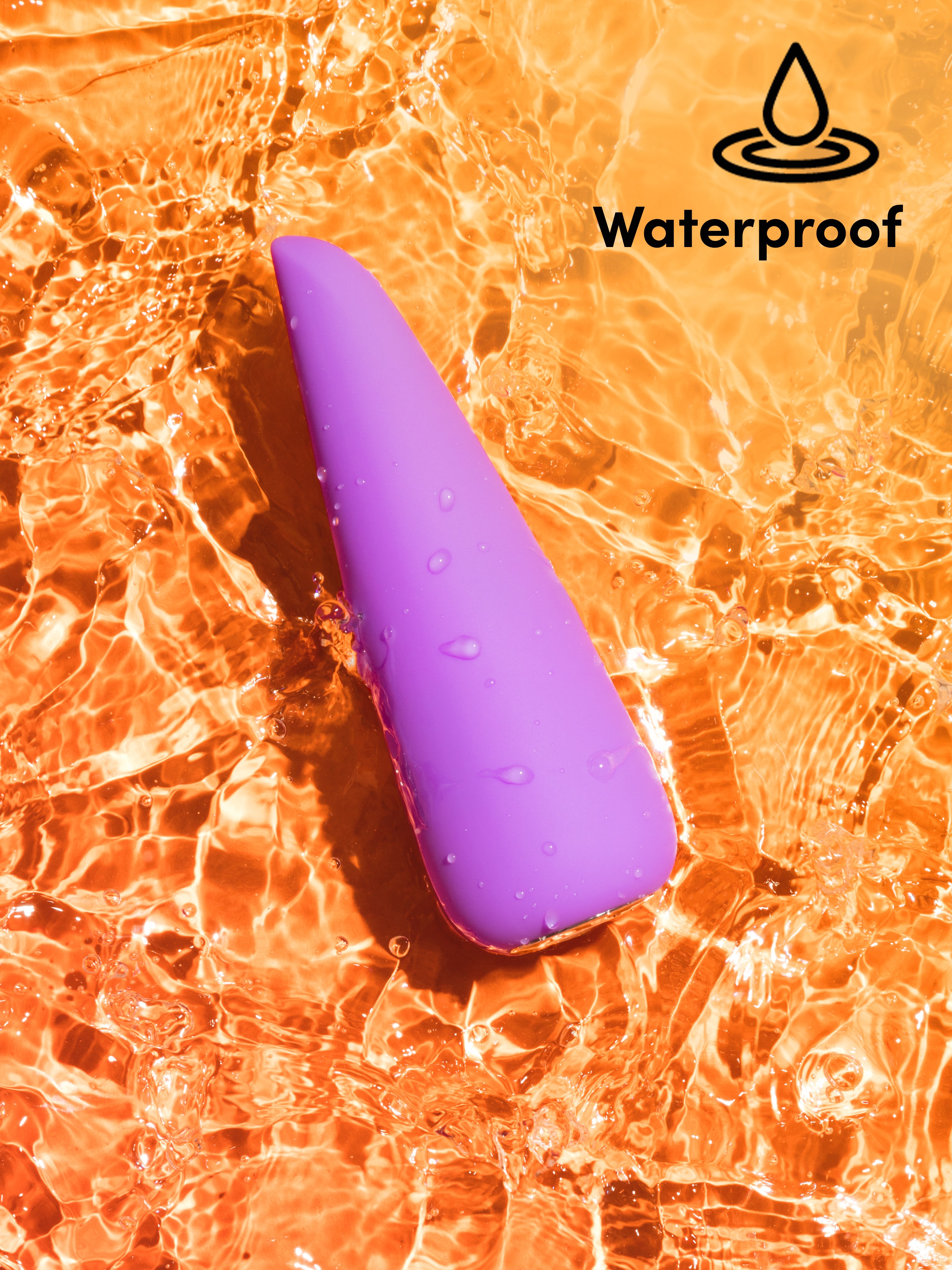 Lovehoney Pleasure Tip Rechargeable Silicone Vibrator, Purple, hi-res