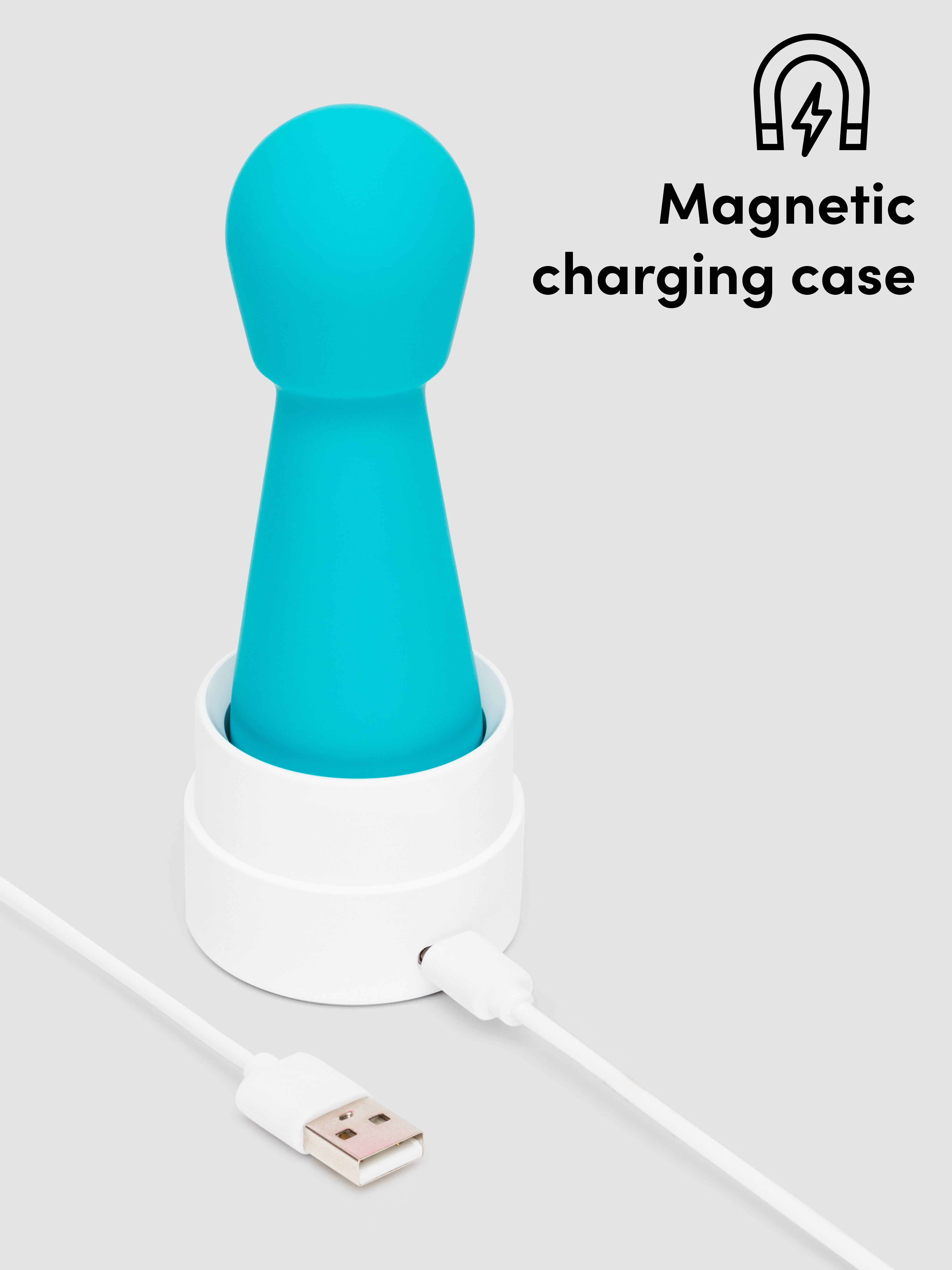 Lovehoney Secret Wonder Rechargeable Silicone Vibrator, Blue, hi-res