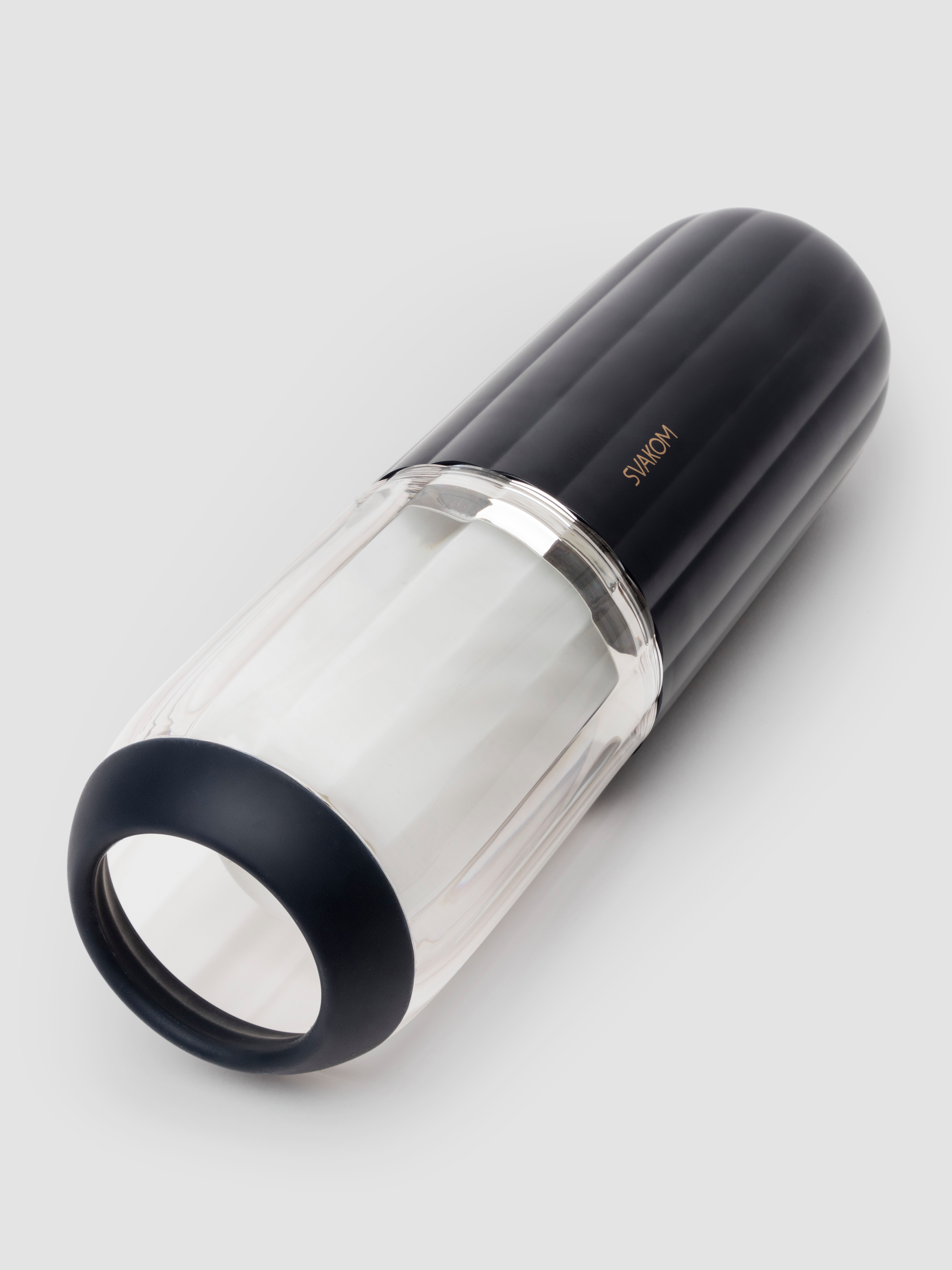 Svakom Alex Neo 2 App Controlled Thrusting Interactive Male Masturbator, White, hi-res