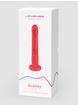 Lovense Gravity App Controlled Thrusting and Vibrating Dildo, Red, hi-res
