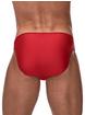 Male Power Red Pouchless Open Front Briefs, Red, hi-res