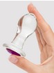 Gläs Jewelled Glass Butt Plug Set (3 Piece), Pink, hi-res
