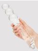 Gläs Realistic Textured Double Ended Glass Dildo 12 Inch, Clear, hi-res