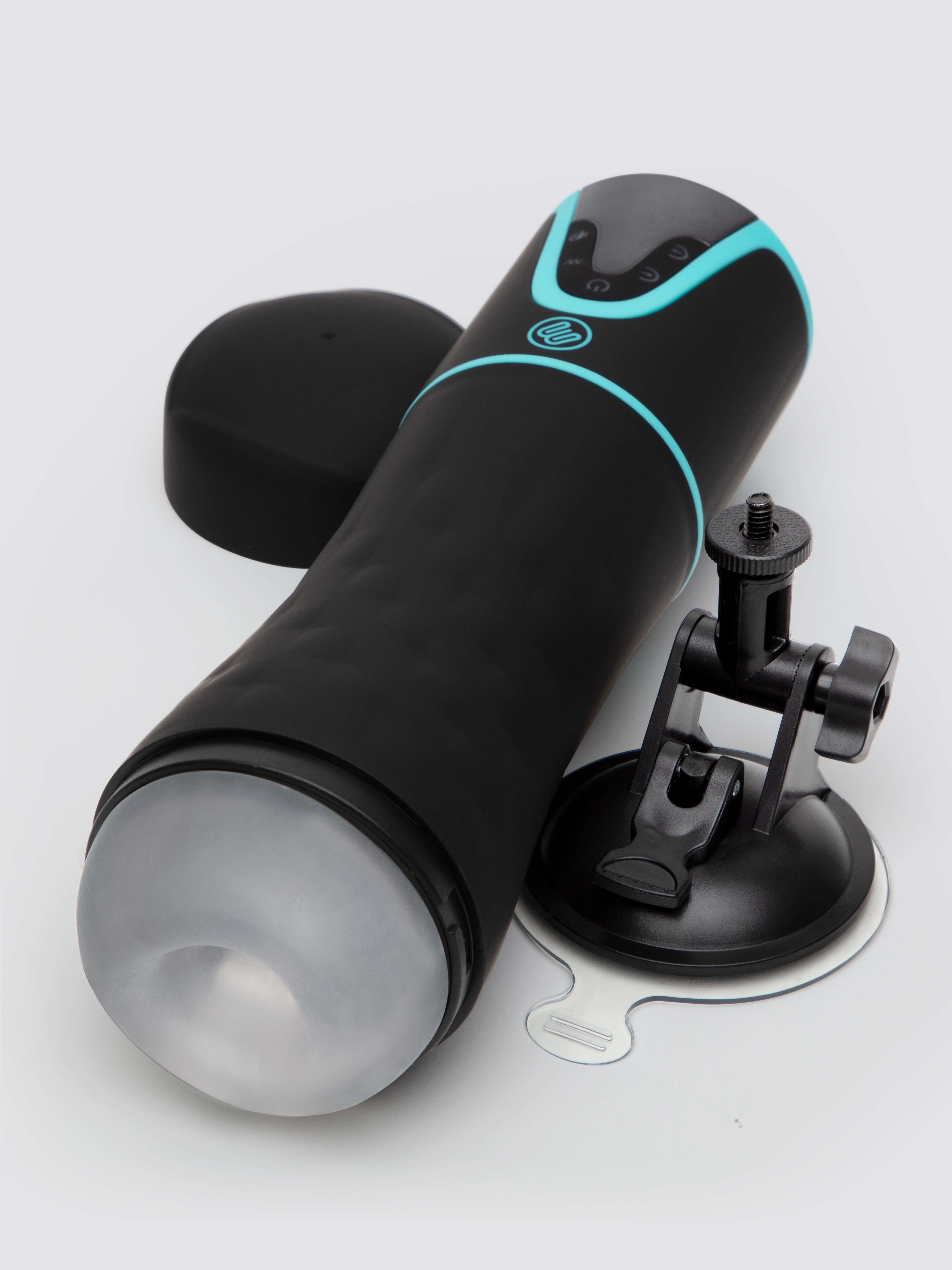 Image of Blowmotion Hands-Free Real Feel Suction Masturbator - Black
